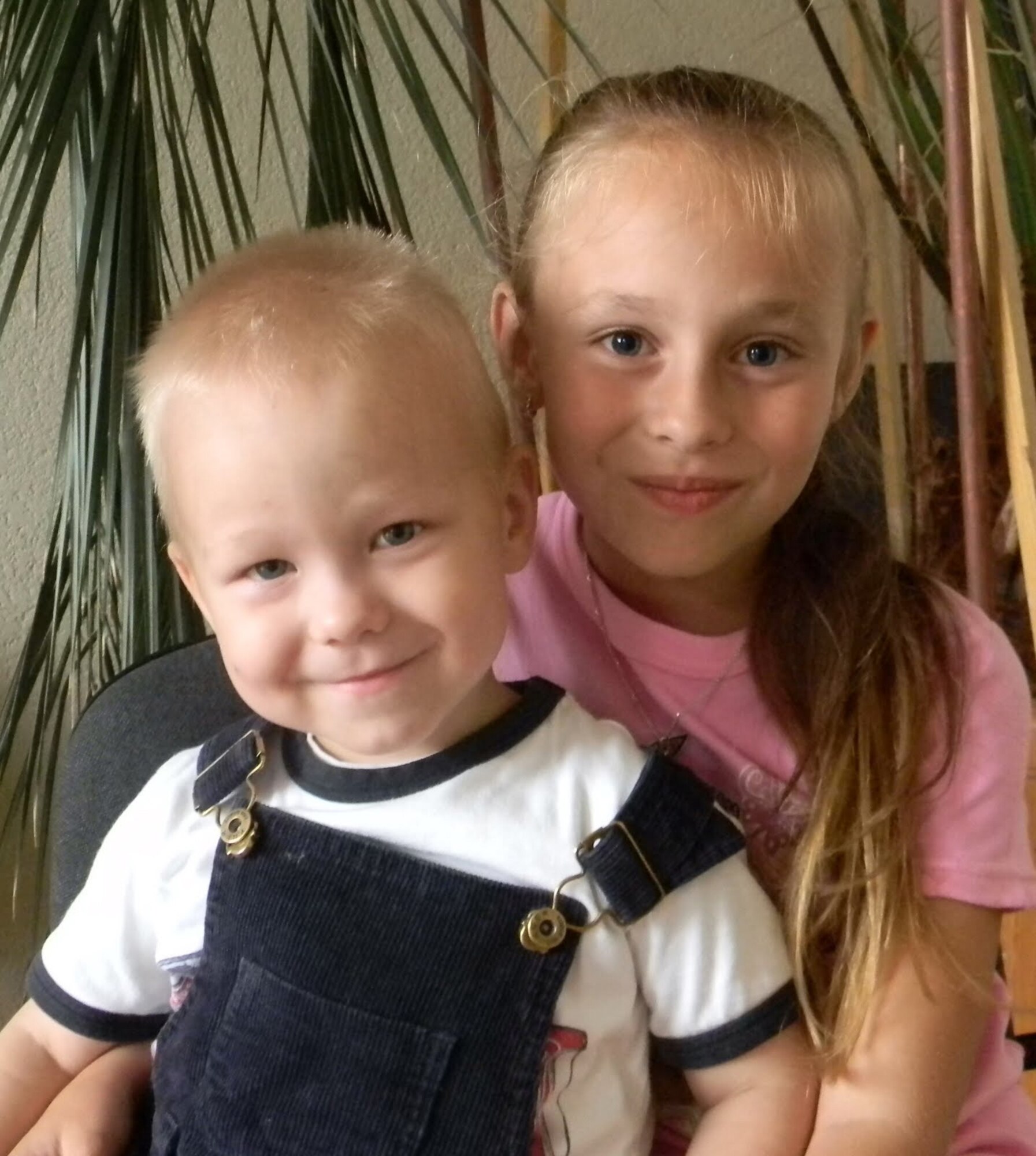Traveling all the way from the European country of Latvia, Roberts, 4, and Zibela, 9, will be hosted by Lt. Col. Michael Kardoes, 40th Helicopter Squadron commander, and his family.  They will arrive to Montana on July 1 and leave Aug. 3.  (Courtesy photo)