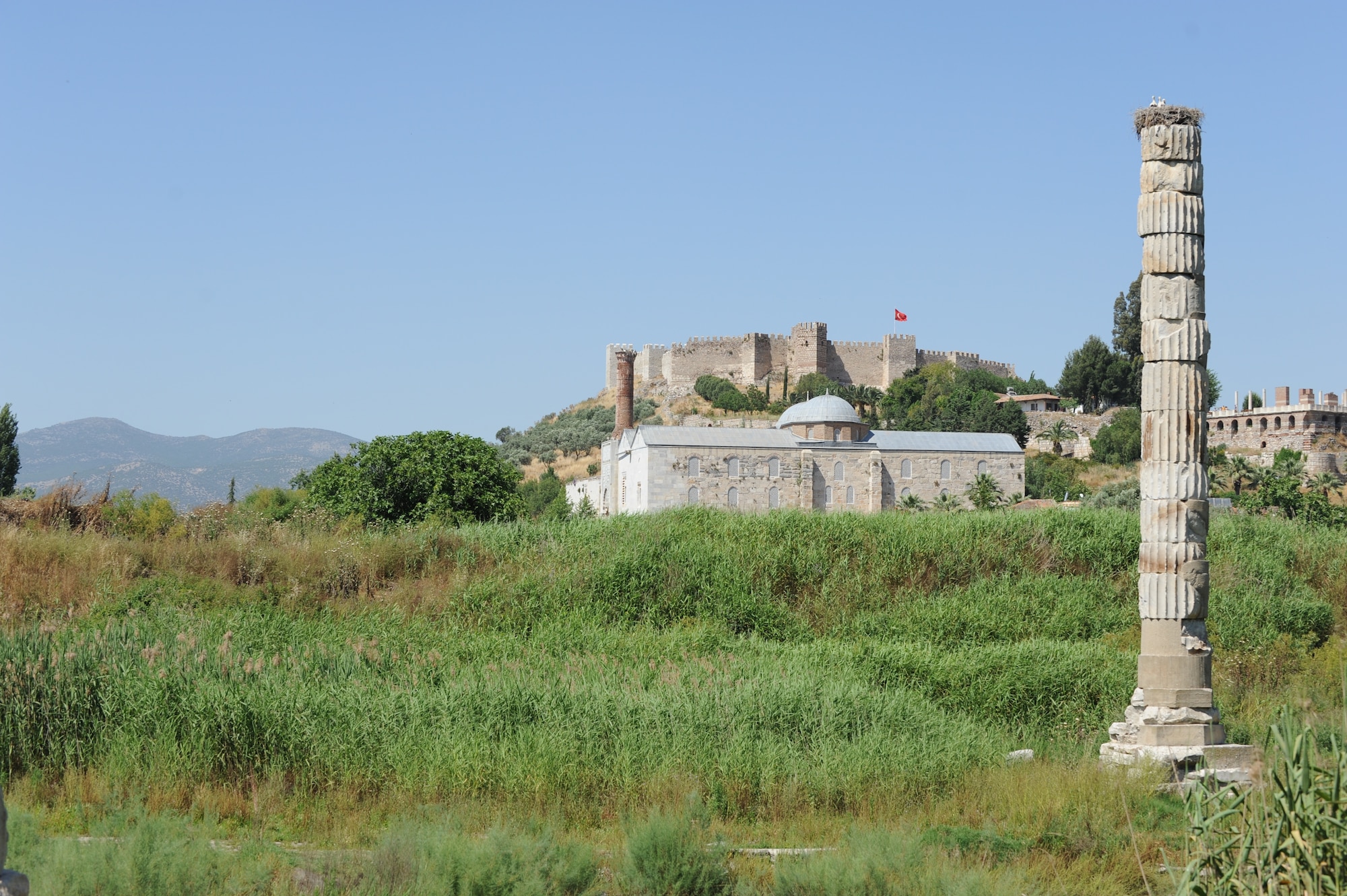 The Temple of Artemis, one of the Seven Wonders of the Ancient World, is located in Ephesus, Selcuk, Turkey. The temple is dedicated to the Mother Goddess of Anatolia and was used not only for worship and protection from evil, but also for storage. (U.S. Air Force photo by Tech. Sgt. Valda Wilson/Released)