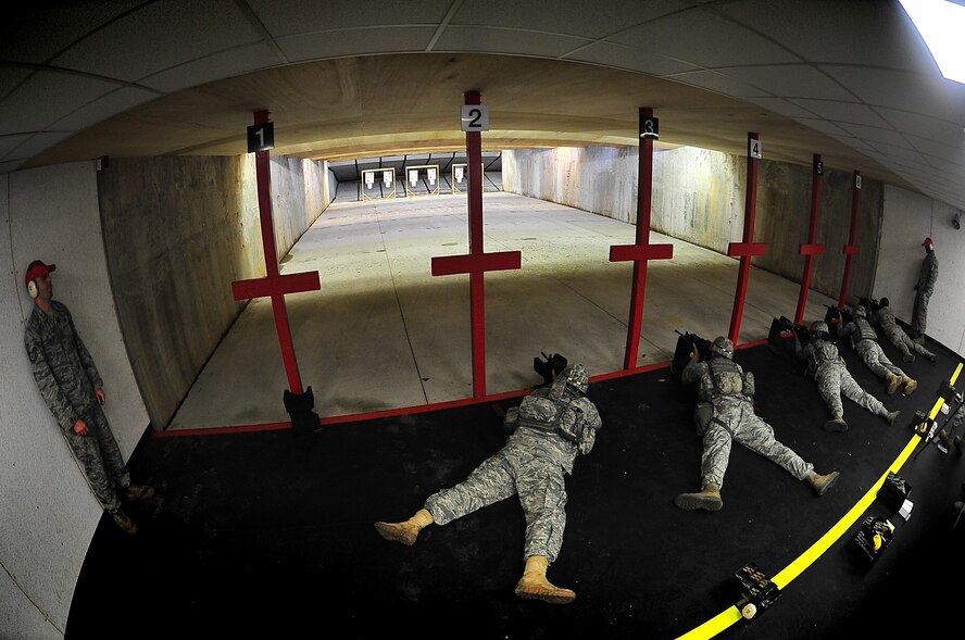 Members of the 51st Fighter Wing Security Forces Squadron received weapons training/ qualification at Osan Air Base, June 23.  Weapons training/ qualification are required for each member to perform their primary duties.  The SF members’ disassembled, cleaned, and reassembled their M4 Carbine riffle.  During the class members received breathing and shooting techniques to successfully make contact with the target.  Security Forces members are responsible for ensuring the safety of bases, weapons, property and personnel from hostile forces.  (U.S. Air Force Photo/Staff Sgt. Daylena Gonzalez)