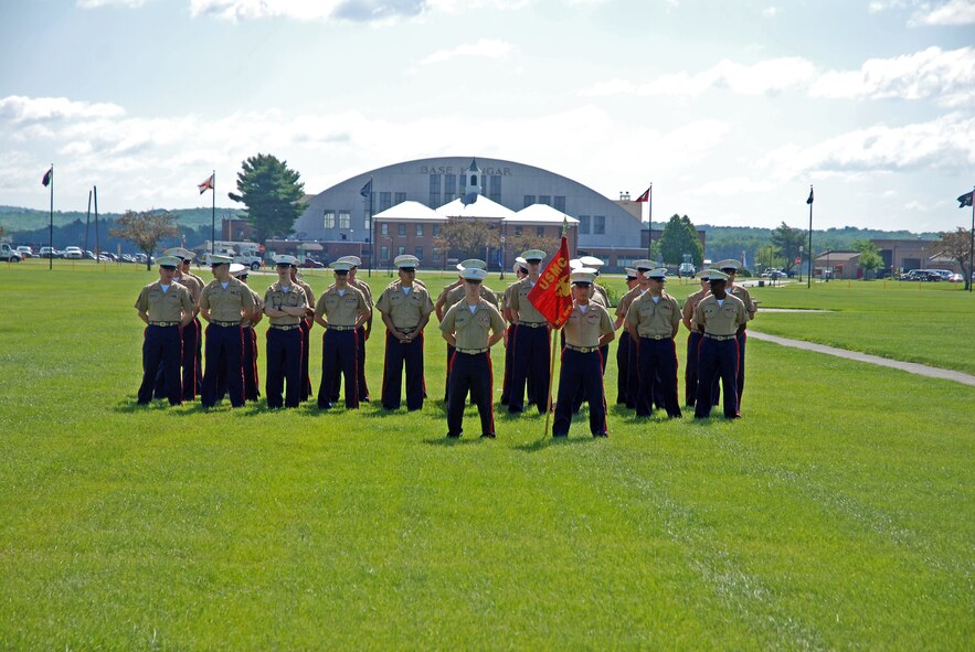 Westover Air Reserve Base's Marines participated in a formal change of command on the base ellipse June 30. 