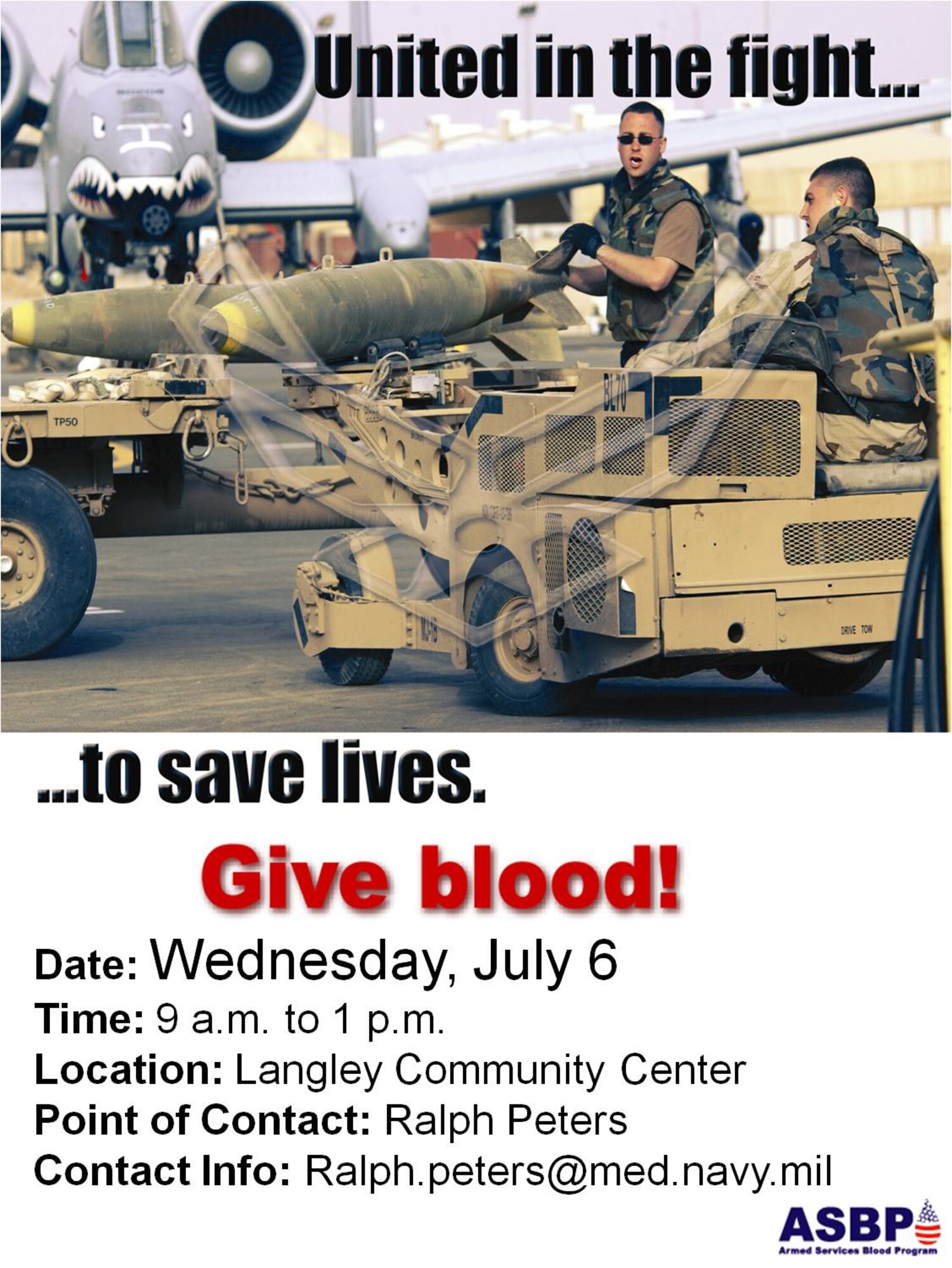 Blood drive July 6