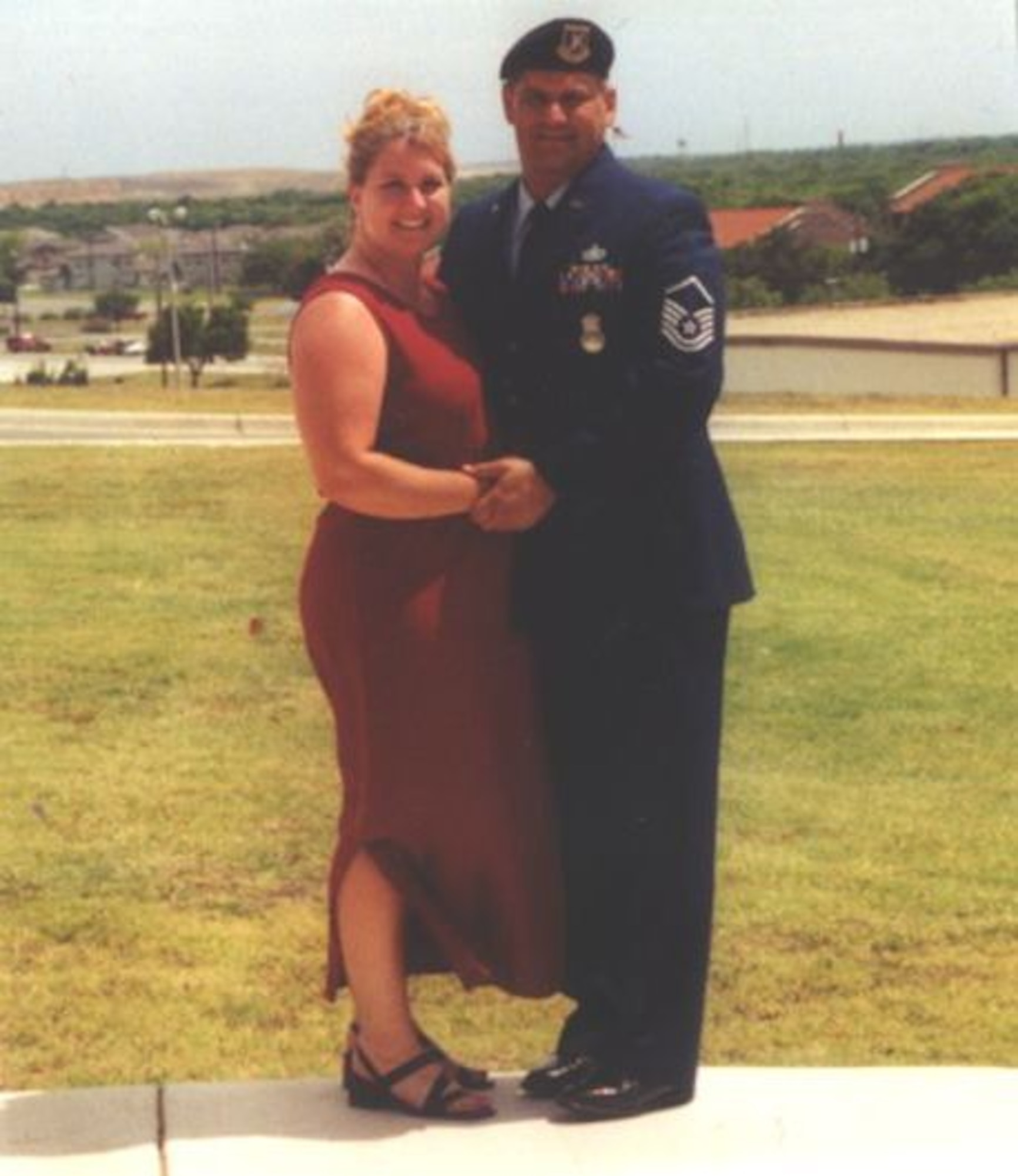 Retired Master Sgt. John Rady with his fiancée. (Courtesy photo)