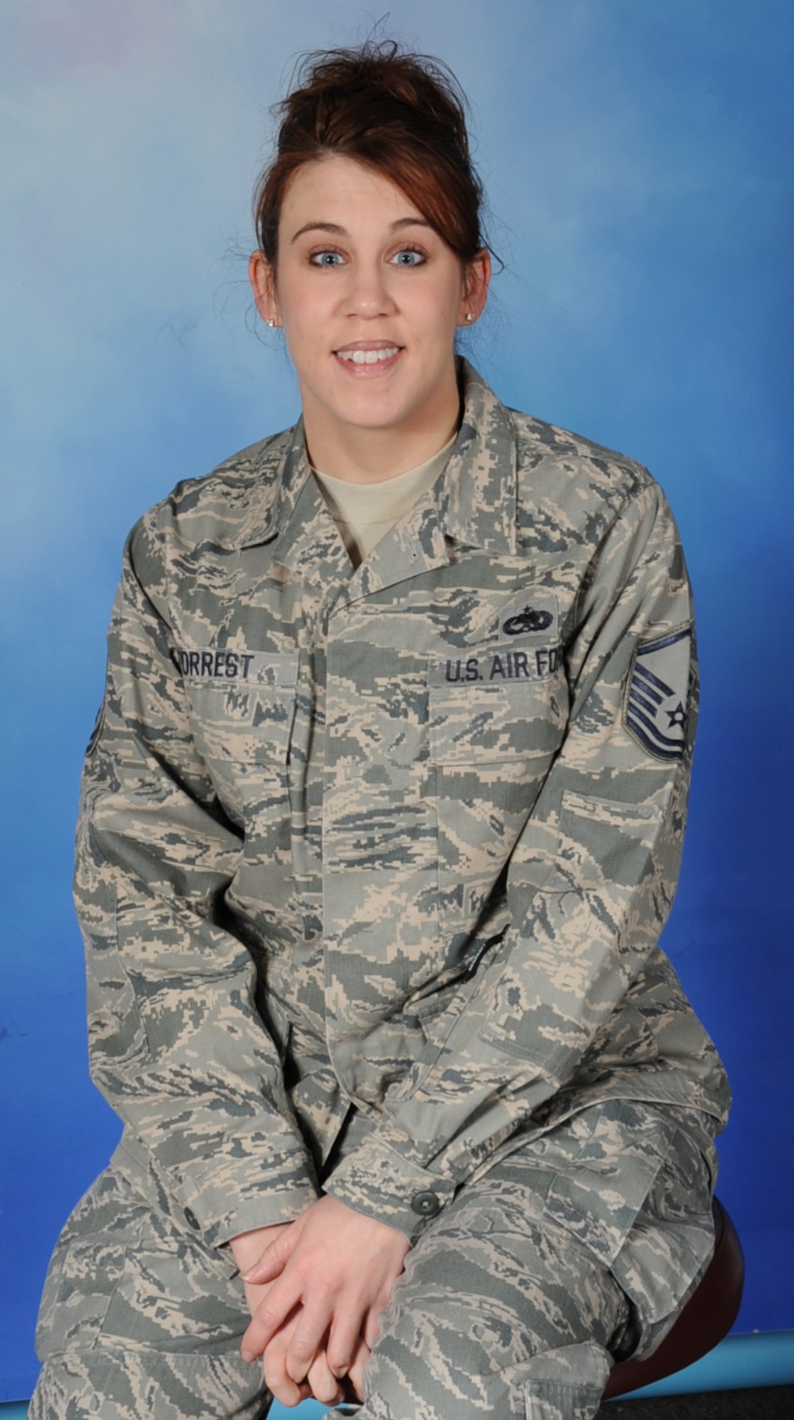 Master Sgt. Rachael Forrest is the Superintendent of the 931st Maintenance Operations Flight, 931st Air Refueling Group. (Air Force Photo by Tech. Sgt. Brannen Parrish)