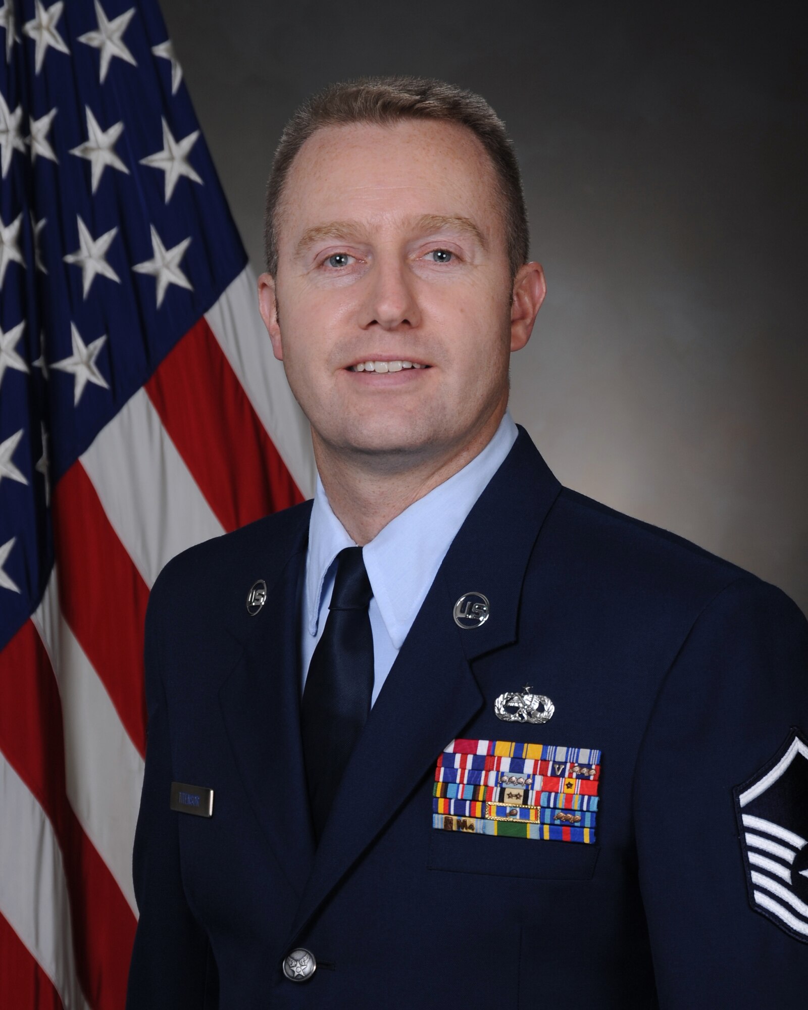 Winner of the 419th Fighter Wing's Senior NCO of the Year award, Master Sgt. Drue Titensor, 419th Maintenance Squadron. (U.S. Air Force photo)