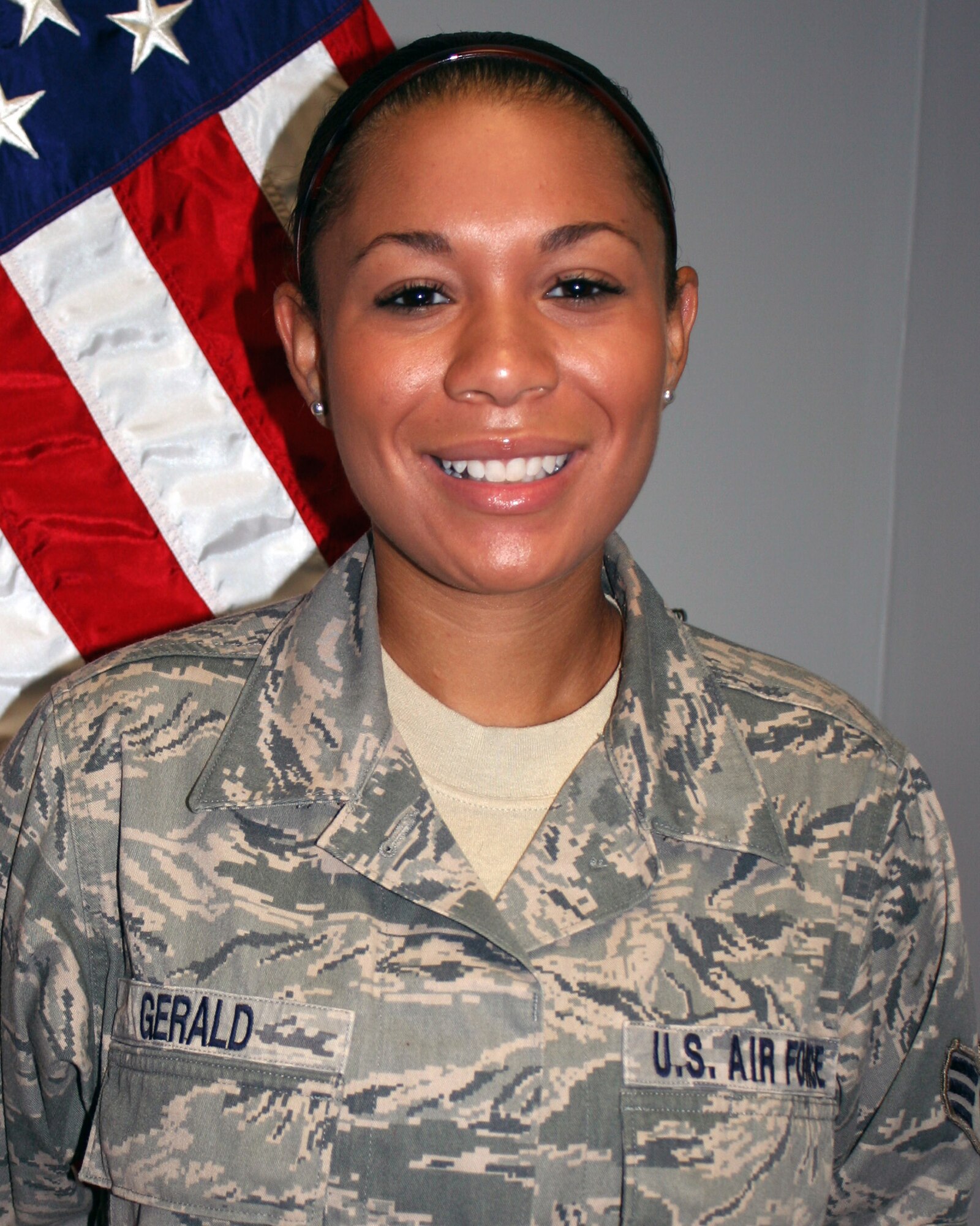 WRIGHT-PATTERSON AIR FORCE BASE, Ohio - Senior Airman Nastasskia Gerald, a services apprentice in the 445th Services Flight, was selected as the Air Force Reserve Command 2010 Services Airman of the Year.