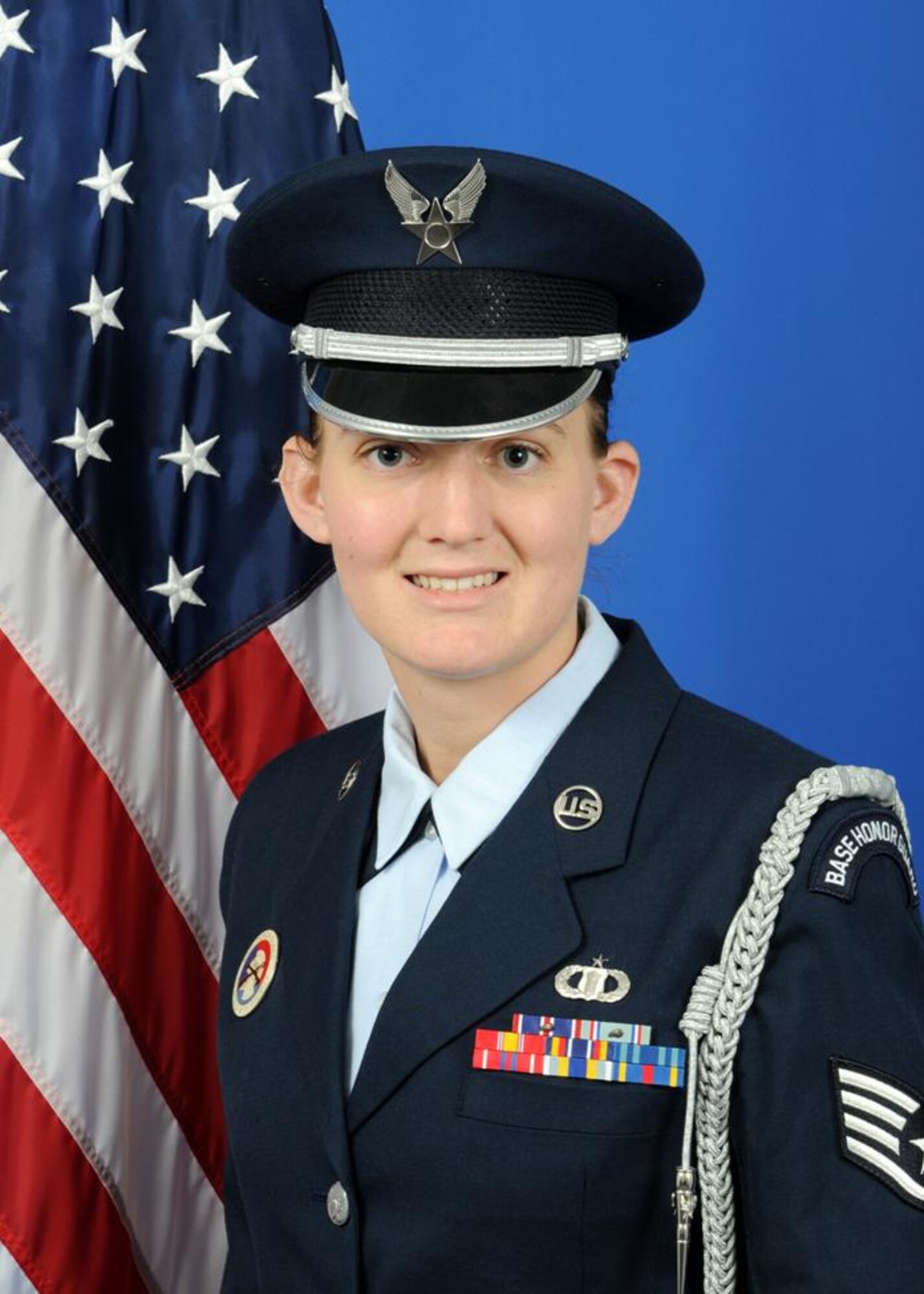 Honor guard NCO — Staff Sgt. Tiffany Thompson, 334th TRS.  (U.S. Air Force photo by Mary Ellen Morgan)