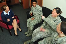 MINOT AIR FORCE BASE, N.D. -- Psychology experts commonly agree that laughter and humor are great ways to help reduce stress. According to a 2005 report published in the Journal of the American College of Cardiology, stress can be detrimental to one’s health including problems with sleep, heart disease, digestive problems and depression. (U.S. Air Force photo/Senior Airman Jesse Lopez)

