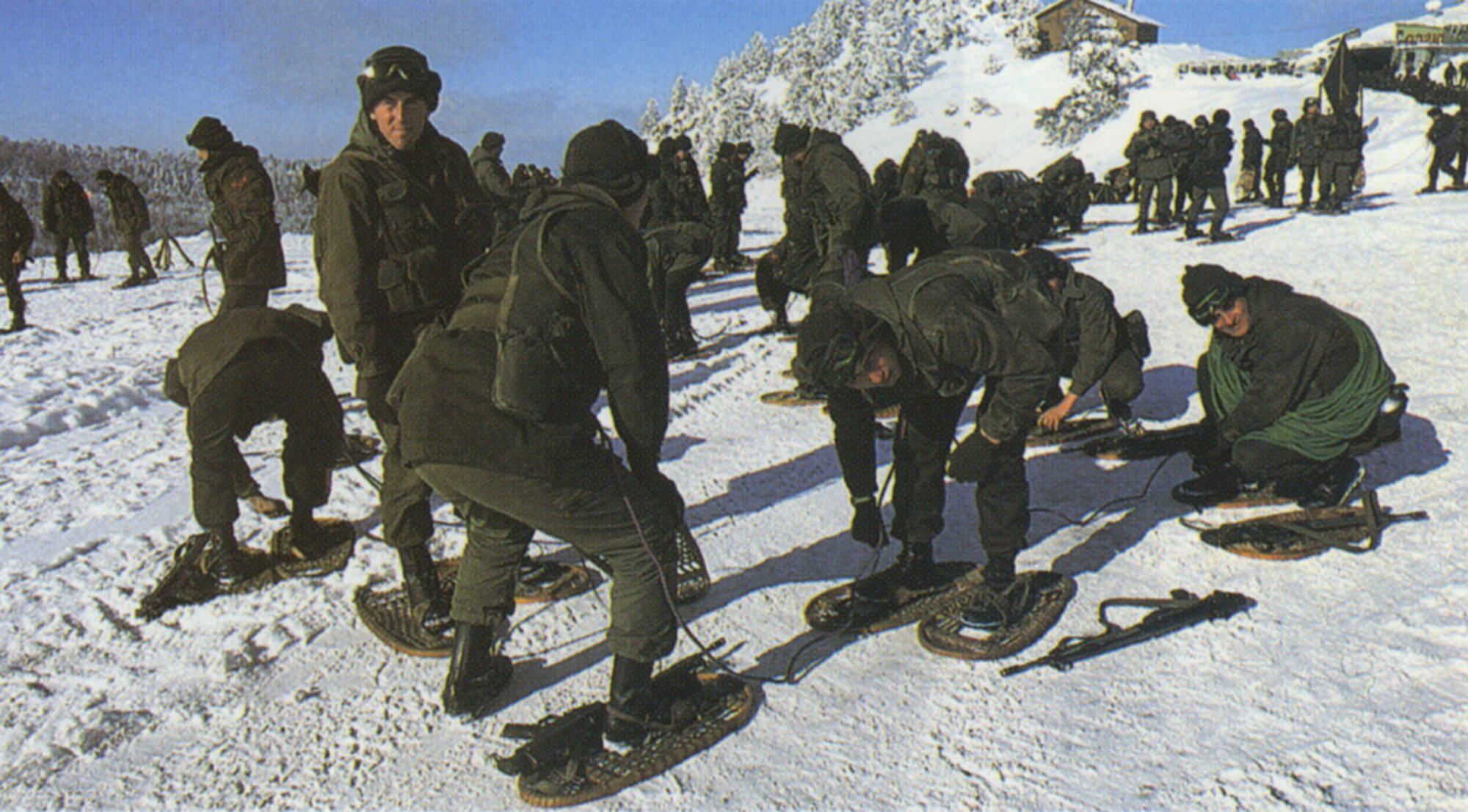 MIRACLE ON THE MOUNTAIN - Turkish commandos, Air Force volunteers and Army special forces soldiers dotted the countryside searching for the lost father and son. Search and rescue workers used American UH-60 Blackhawk helicopters, as well as Turkish UH-1s. (Photo courtesy of Milliyet News, Turkey)
