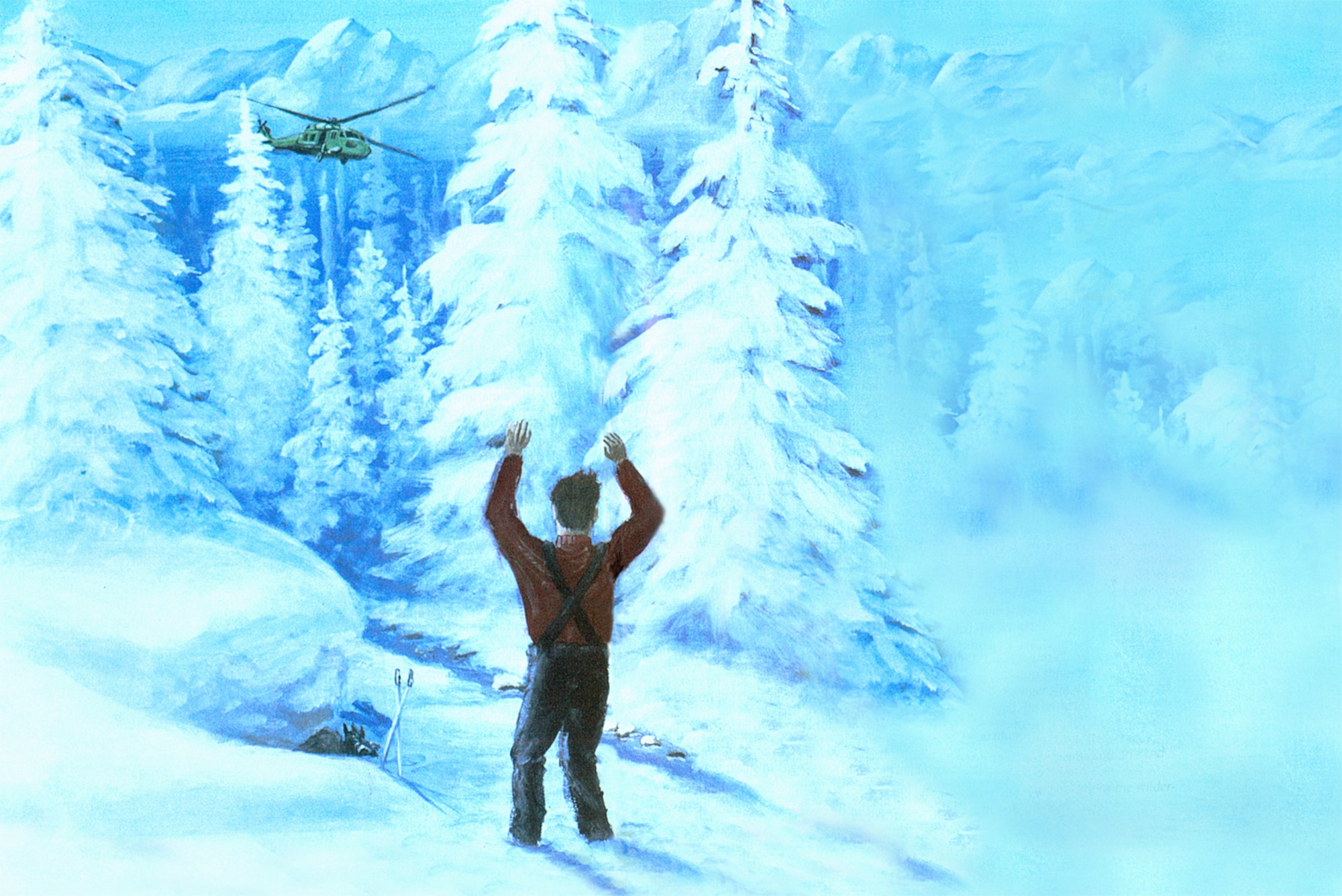 MIRACLE ON THE MOUNTAIN - Sixteen years ago, an Air Force officer and his 10-year-old son vanished in a blizzard on the mountains of Turkey. Discover how they survived nine days of freezing temperatures in the rugged wilderness with no food or fire. (Illustration by Steve Doyle)