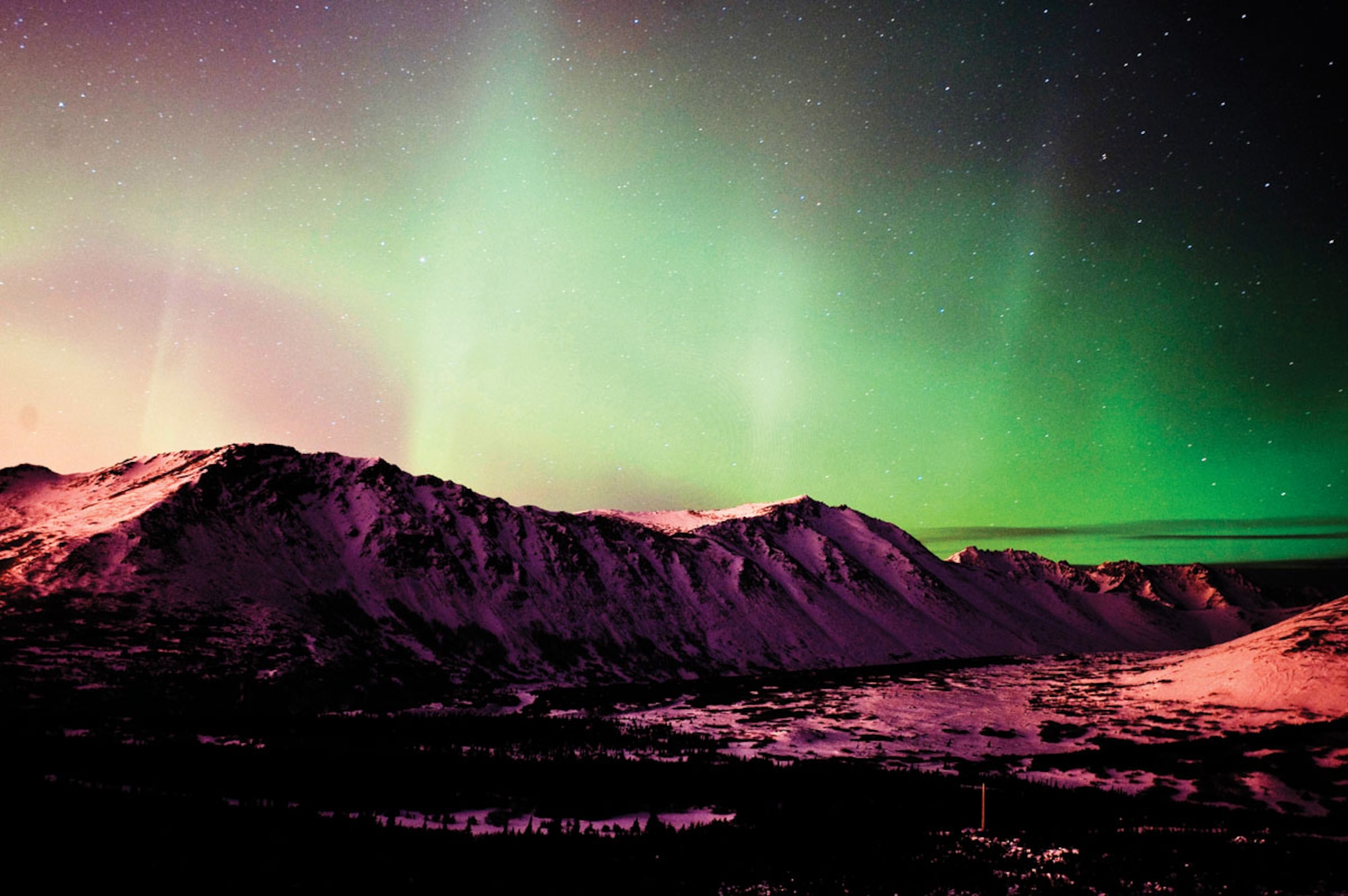 Air force top northern lights