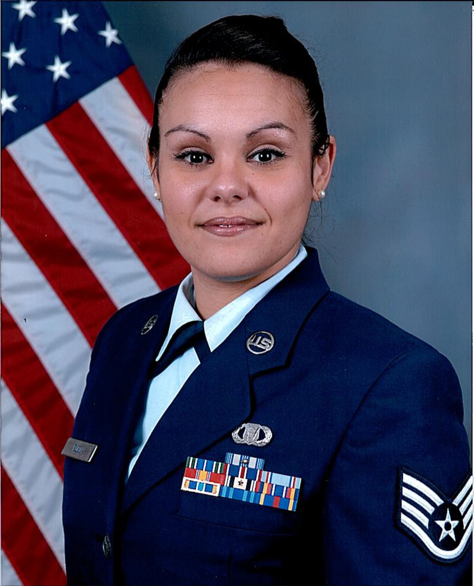 MacDill Air Force Base, Fla. --  Staff Sgt. Sandra Ruela, the command post training manager for the 927 Air Refueling Wing was recognized as the Staff Non-Comissioned Officer Of The Year during a ceremony here Feb. 13. (Official U.S. Air Force photo by Staff Sgt. Shawn Rhodes)