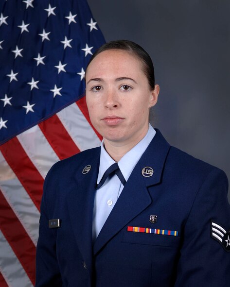 MacDill Air Force Base, Fla. -- Senior Airman Regina Nolting, a Pharmacy Technician with the 927 Aerospace Medicine Flight, a unit with the 927th Air Refueling Wing, was recognized as Airman Of The Year during a ceremony Feb 13. (Official U.S. Air Force photo by Staff Sgt. Shawn Rhodes)