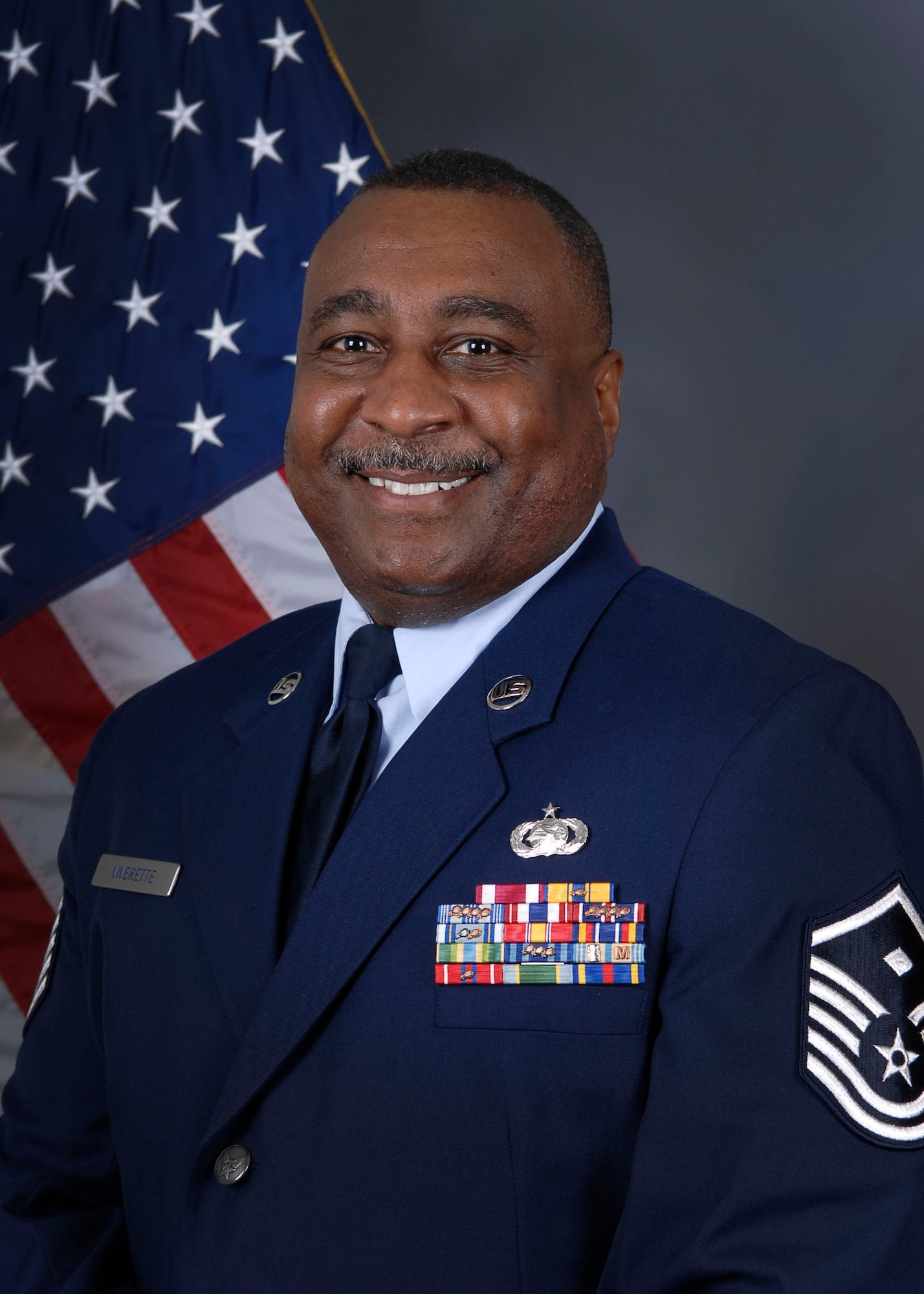 MacDill Air Force Base, Fla. -- Master Sgt. Edward Viverette of the 927 Operations Support Flight, 927th Air Refueling Wing was recognized as the First Sergeant Of The Year in an official ceremony here Feb. 13. (Official U.S. Air Force photo by Staff Sgt. Shawn Rhodes)