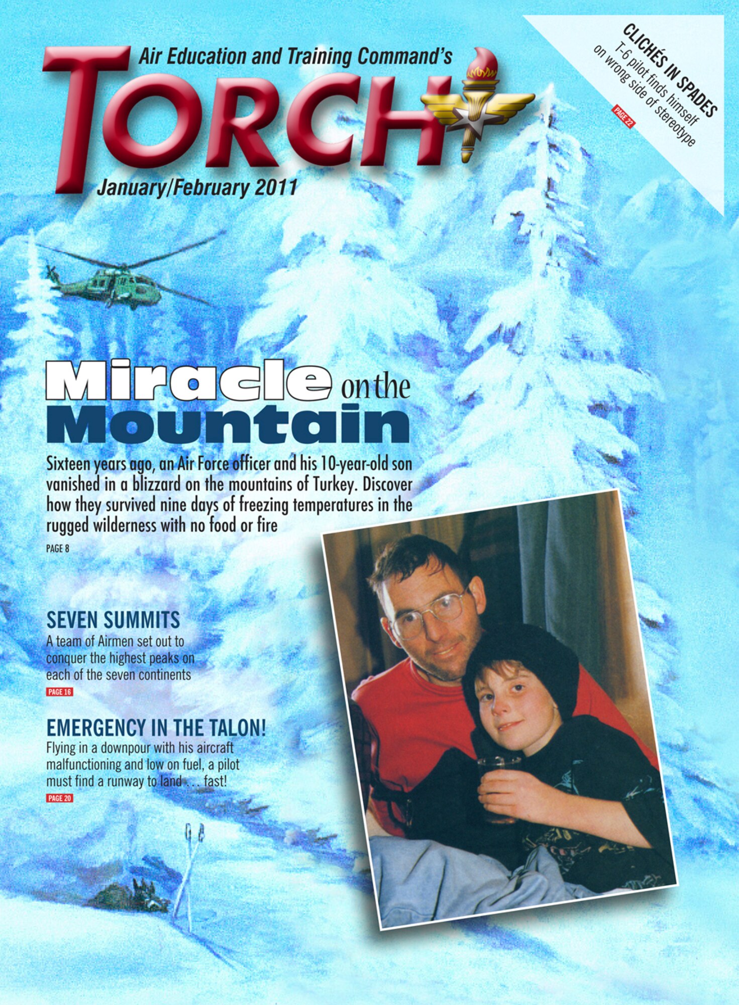 Torch Magazine Cover Jan-Feb 2011 (Photo by Rose Reynolds / Illustration by Steve Doyle)