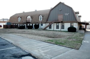 The Joint Base Langley-Eustis Thrift Shop is located on the second floor above the Airman’s Attic, located on 66 Walnut Ave. on Langley Air Force Base. The shop will open for business in April. (U.S. Air Force photo by Airman 1st Class Kayla M. Newman)

