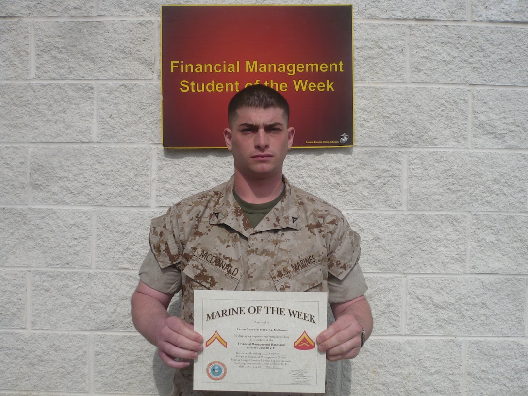 FMRAC 2-11 Student Of The Week