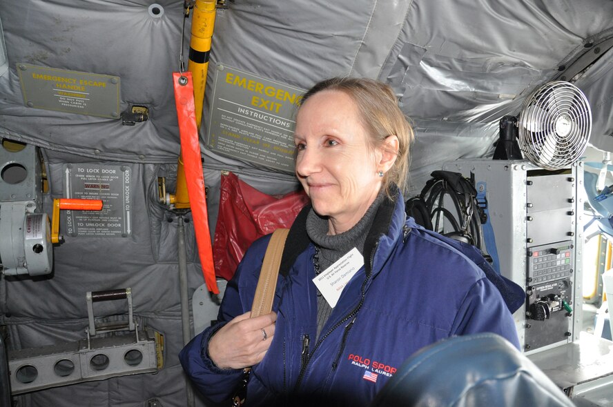 JOINT BASE ANDREWS, Md. -- The 459th Air Refueling Wing held a civilian employer appreciation flight  on Mar. 6 here during the Unit Training Assembly. The flight was held to recognize employers of 459 ARW Reservisits for the support they have given while the Airmen have been on military duty. During the morning, the employers received a first-hand glimpse into both the wing and the Air Force Reserve mission from inside a KC-135R Stratotanker. During the flight, employers witnessed an aerial refueling mission where boom operators worked to pump gas in mid-air to fighter aircraft. (U.S. Air Force photo/Senior Airman Amber Russell)