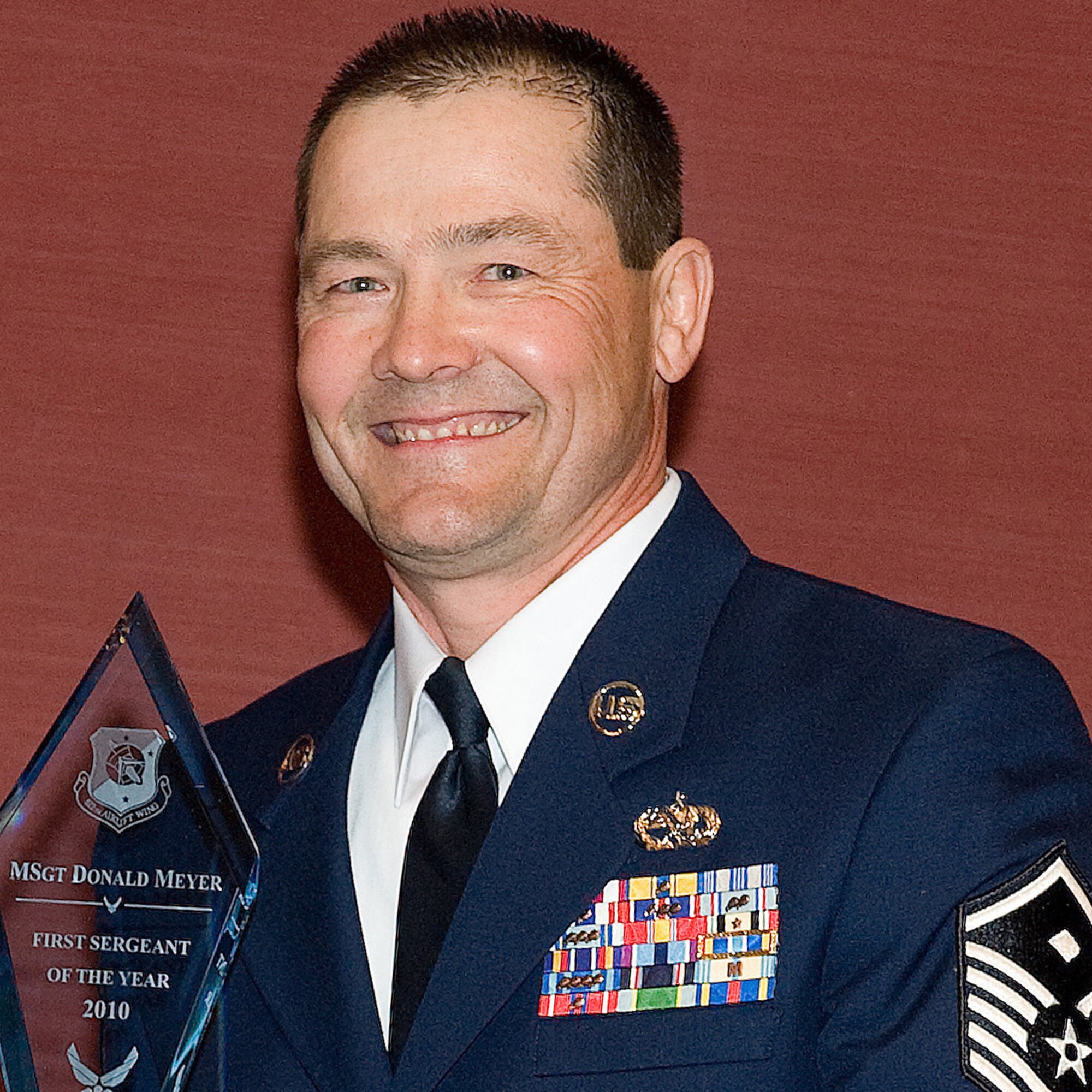First Sergeant of the Year
Master Sgt. Donald Meyer
(U.S. Air Force photo/John Sidoriak)