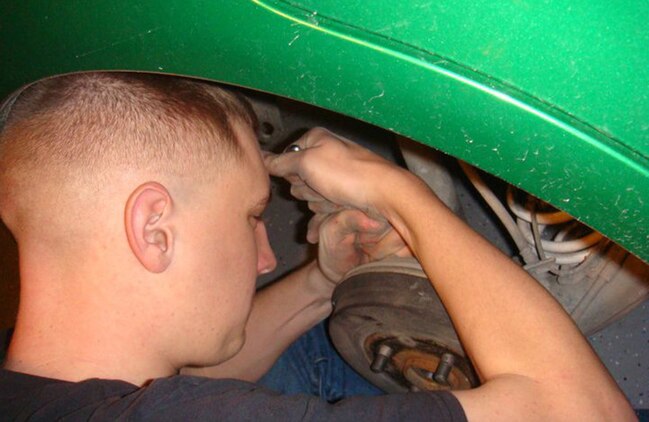 Lance Cpl. William Kresse, a combat videographer with Combat Logistics Regiment 27, 2nd Marine Logistics Group, and a member of a national car club called Scikotics, has been participating in car shows since August 2007. (Courtesy Photo)