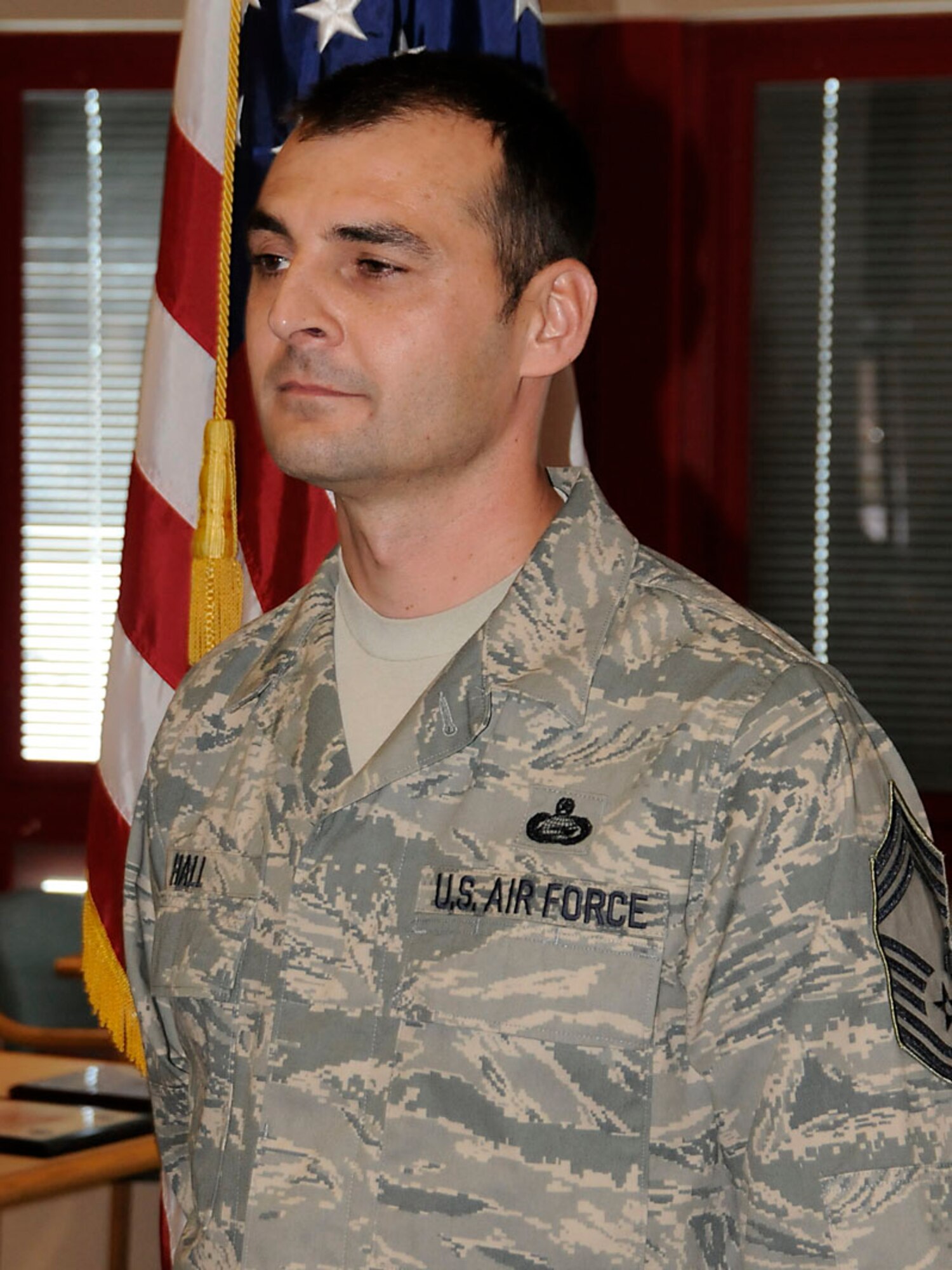 Chief Master Sgt. Joshua Hall, 181st  FSS