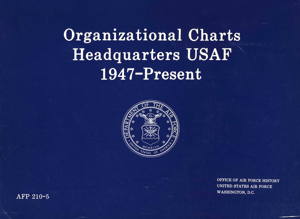 Organization Charts Headquarters USAF, 1947 - Present