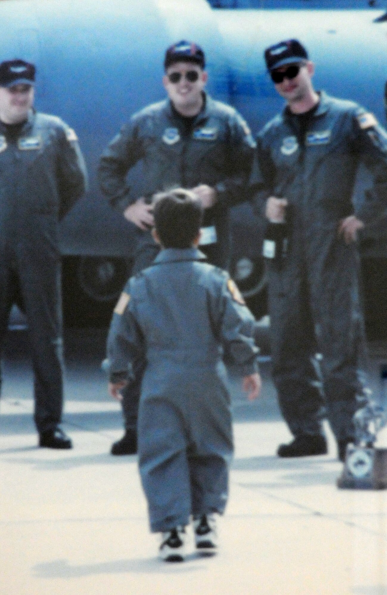 Trinity, Fla. -- From a young age, Kevin Porath knew he wanted to be a pilot.  His father found a flight suit for him to wear during an air show when Kevin was 4.  Now 17, Kevin remembers giving tours of the aircraft during the event. (Photo courtesy of the Porath family.)
