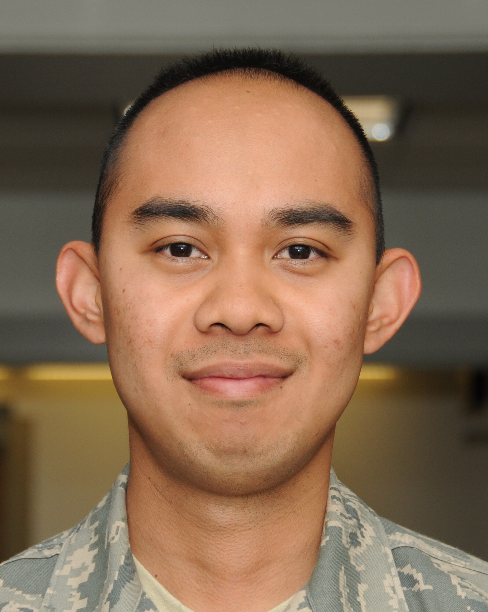 Airman 1st Class Myron Balason has graduated from technical training in the 81st
Training Group with perfect scores.  Airmen Balason graduated March 2 from the information technology fundamentals course in the 332nd TRS and remains at Keesler for the cyber transport systems course.  Airman Balason is from Ewa Beach,
Hawaii.  (U.S. Air Force photo by Kemberly Groue)
