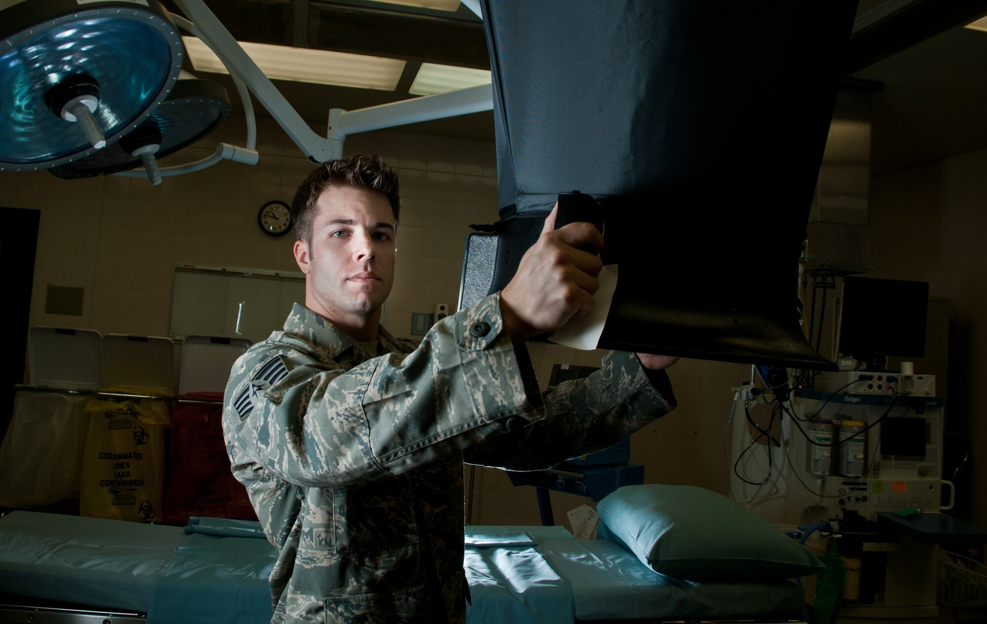 Staff Sgt. Ryan Keller, a 39th Medical Group bioenvironmental engineer, recently won Outstanding Base Bioenvironmental Engineering Airman of the Year Award in the 2010 Air Force Medical Service Annual Award Competition. Bio-personnel perform activities in the fields of industrial hygiene, occupational health, radiological health, and environmental protections to ensure healthful working conditions are maintained and that the environment is not adversely affected by Air Force operations. (U.S. Air Force photo by Staff Sgt. Alexandre Montes/Released)
