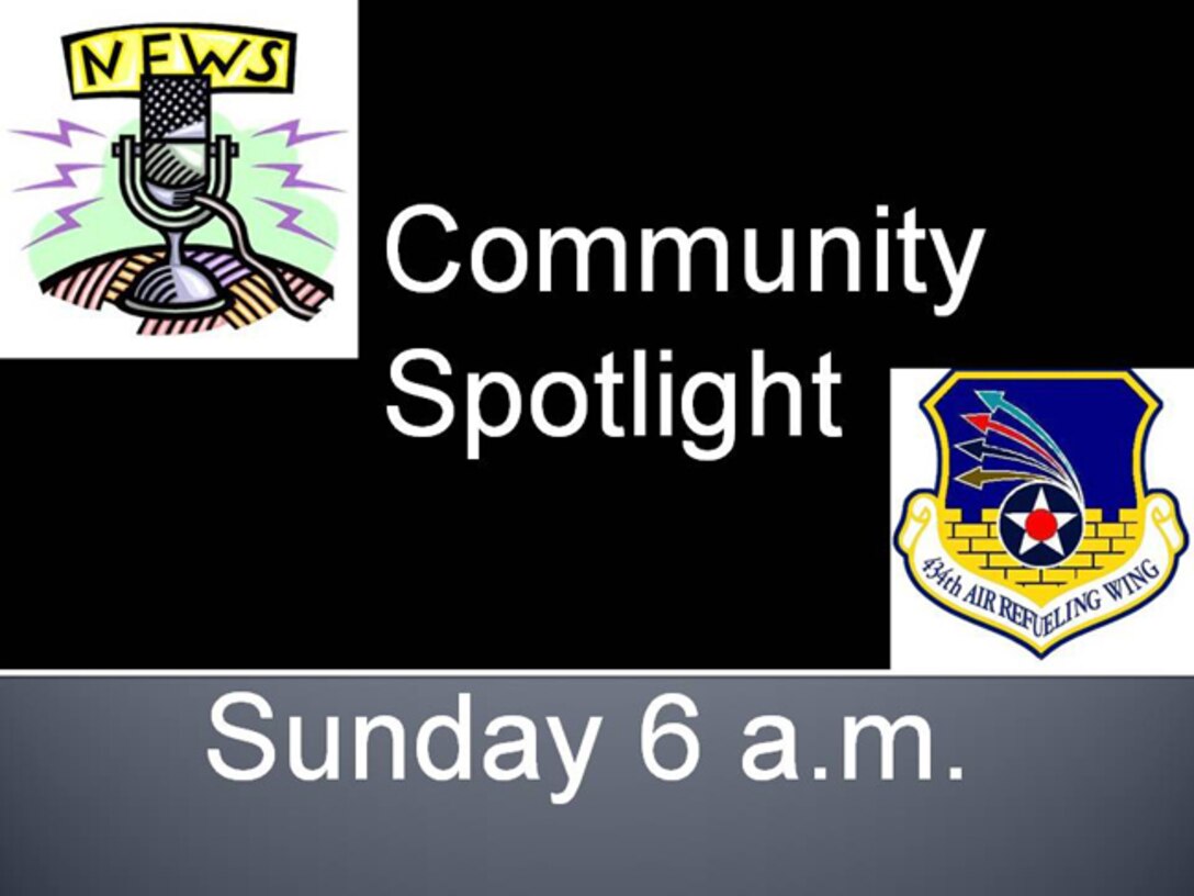 GRISSOM AIR RESERVE BASE, Ind., -- Grissom will be the main focus on this week's edition of "Community Spotlight" a new radio program aired on WMKY, 98.5 FM.  (U.S. Air Force graphic)