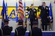 U.S. Air Force Major General Eric W. Crabtree (left), and Brigadier General Mark A. Kyle salute during the 4th Air Force change of command ceremony on March 12, 2011. (U.S. Air Force photo by Technical Sgt. Christine Jones) (released)