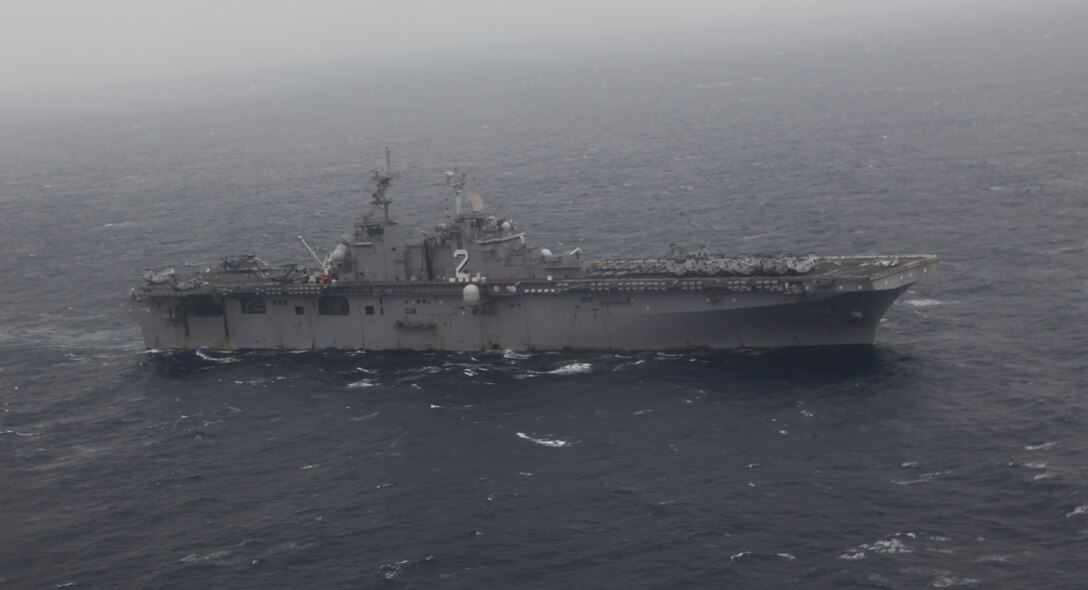 The 31st Marine Expeditionary Unit, embarked aboard the USS Essex (LHD 2) heads for the coast of Japan, March 16.  The 31st MEU is transiting to be ready to assist ongoing relief efforts as directed, after an earthquake and tsunami struck northeastern mainland Japan March 11.  The 31st MEU is ready to support our Japanese partners and to provide assistance when called upon.
