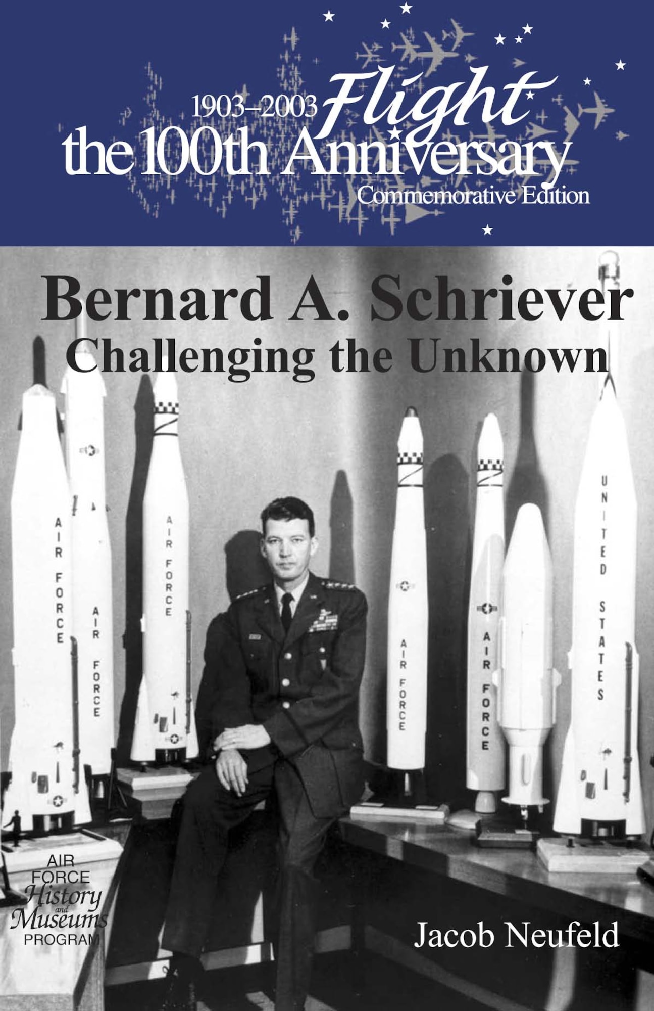 Bernard A. Schriever was to become the officer most closely associated with the development of ballistic missiles.  Ultimately he would be responsible for research, development and acquistion of all new weapons used by the US Air Force.