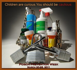 MOUNTAIN HOME AIR FORCE BASE, Idaho -- Each year the Rocky Mountain Poison and Drug Center receives more than 25,000 calls from Idaho residents and health care professionals for topics on drug and chemical exposure and drug identification. National Poison prevention week runs March 20- 26 and is a time dedicated to raise awareness on poisoning prevention.(U.S. Air Force illustration by Senior Airman Debbie Lockhart) 