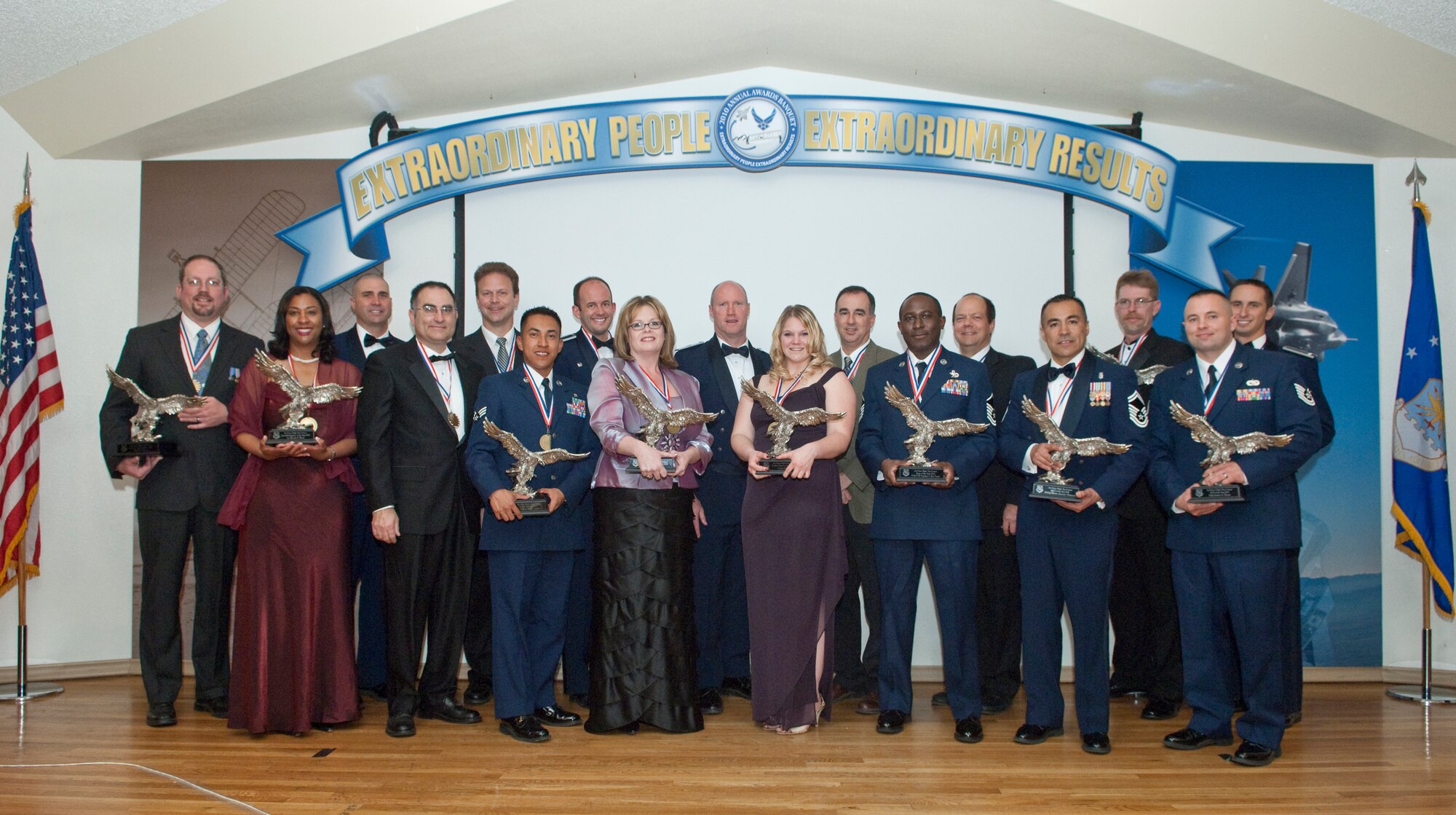 2010 AFFTC Annual Award Winners (Air Force photo by Michael Yncera)