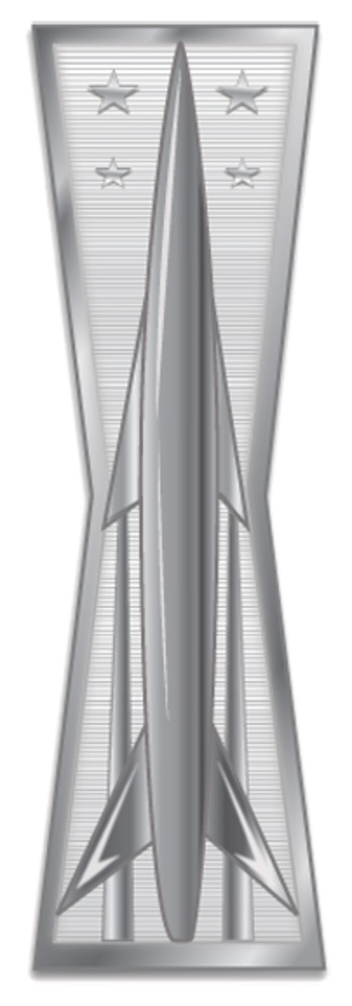Missle Badge-Basic (Stylized). U.S. Air Force graphic by Corey Parrish of the Defense Media Activity-San Antonio. Image is 8x3 inches @ 72 ppi.