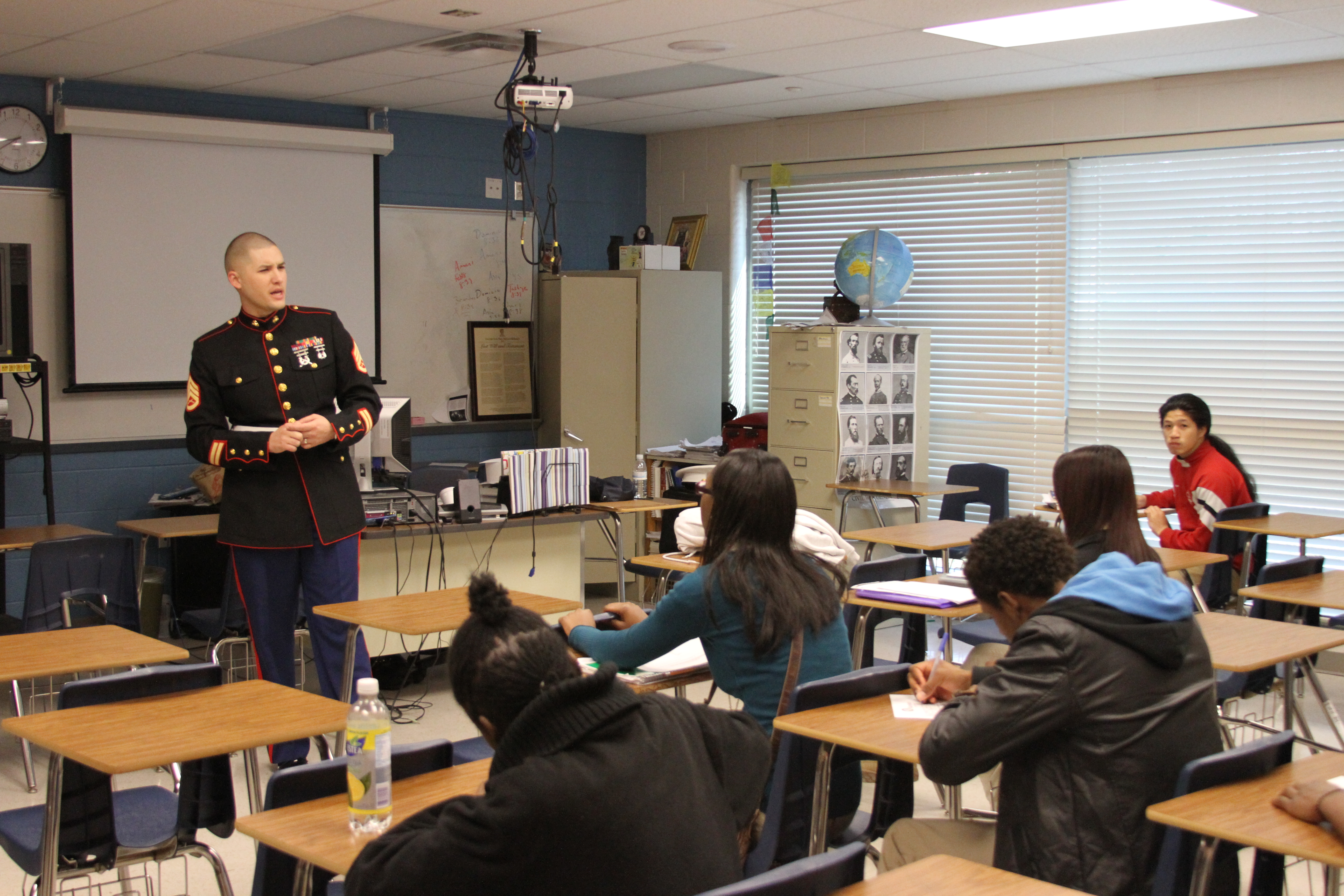 A snapshot of a recruiter's world > Marine Corps Recruiting Command