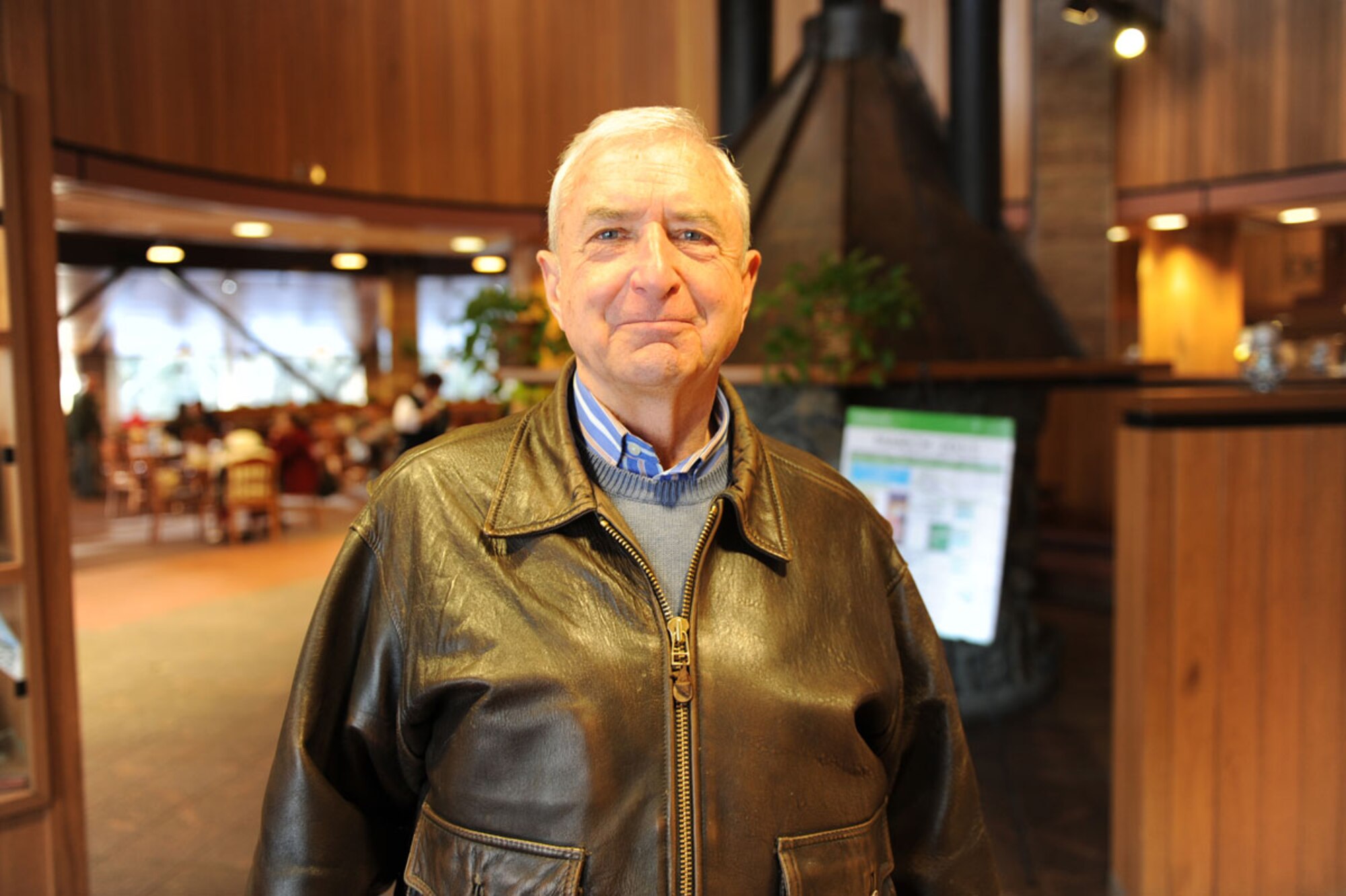 “I think they’re great; the variety of food has expanded.” William Clarke, retired military (U.S. Air Force photo/Luke Waack)