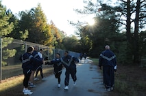 916th Air Refueling Wing Airmen participated in the wing's semi-annual Warrior Run last Fall. The next run will be held on Sunday, May 15. (USAF photo courtesy 916PA)