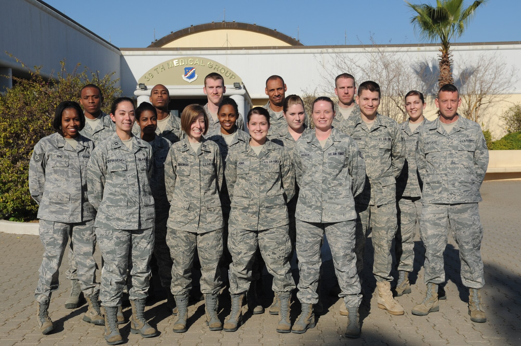Members of the dental clinic at the 39th Dental Squadron at Incirlik Air Base pose for a photo. Officials recently named the clinic the “Small Dental Clinic of the Year” in the 2010 Air Force Medical Service Annual Award Competition.  (U.S. Air Force photo by Airman 1st Class Clayton Lenhardt/Released)