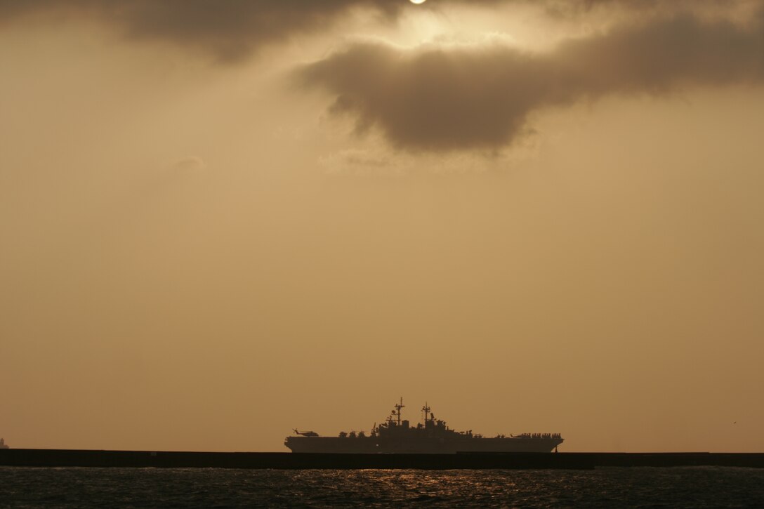 The USS Essex (LHD 2) remains ready to offer assistance to Japan in support of Operation Tomodachi. Navy and Marine Corps involvement is part of a larger U.S. government response, coordinated through the U.S. Department of State, after a 9.0 earthquake and subsequent tsunami struck Japan causing widespread damage. As part of Operation Tomodachi, the 31st Marine Expeditionary Unit is ready to support our Japanese partners and to provide assistance when called upon.
