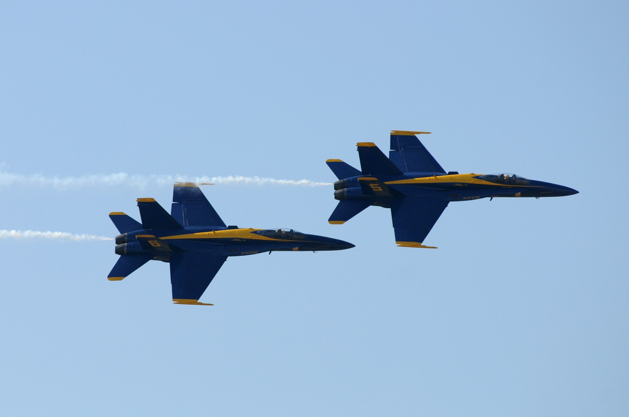 Keesler’s open house and air show, Angels Over the Bay, takes place March 19 and 20.  The celebration of Keesler’s 70 years of heritage includes the Navy Blue Angels and Army Golden Knights along with many other performers, static displays and vendors.   Last year, the Blue Angels performed 68 air shows at 35 U.S. sites in their F/A-18 Hornets for more than 8 million spectators. Since its inception in 1946, the Blue Angels have performed for more than 463 million fans.  (U.S. Air Force photo by Kemberly Groue)