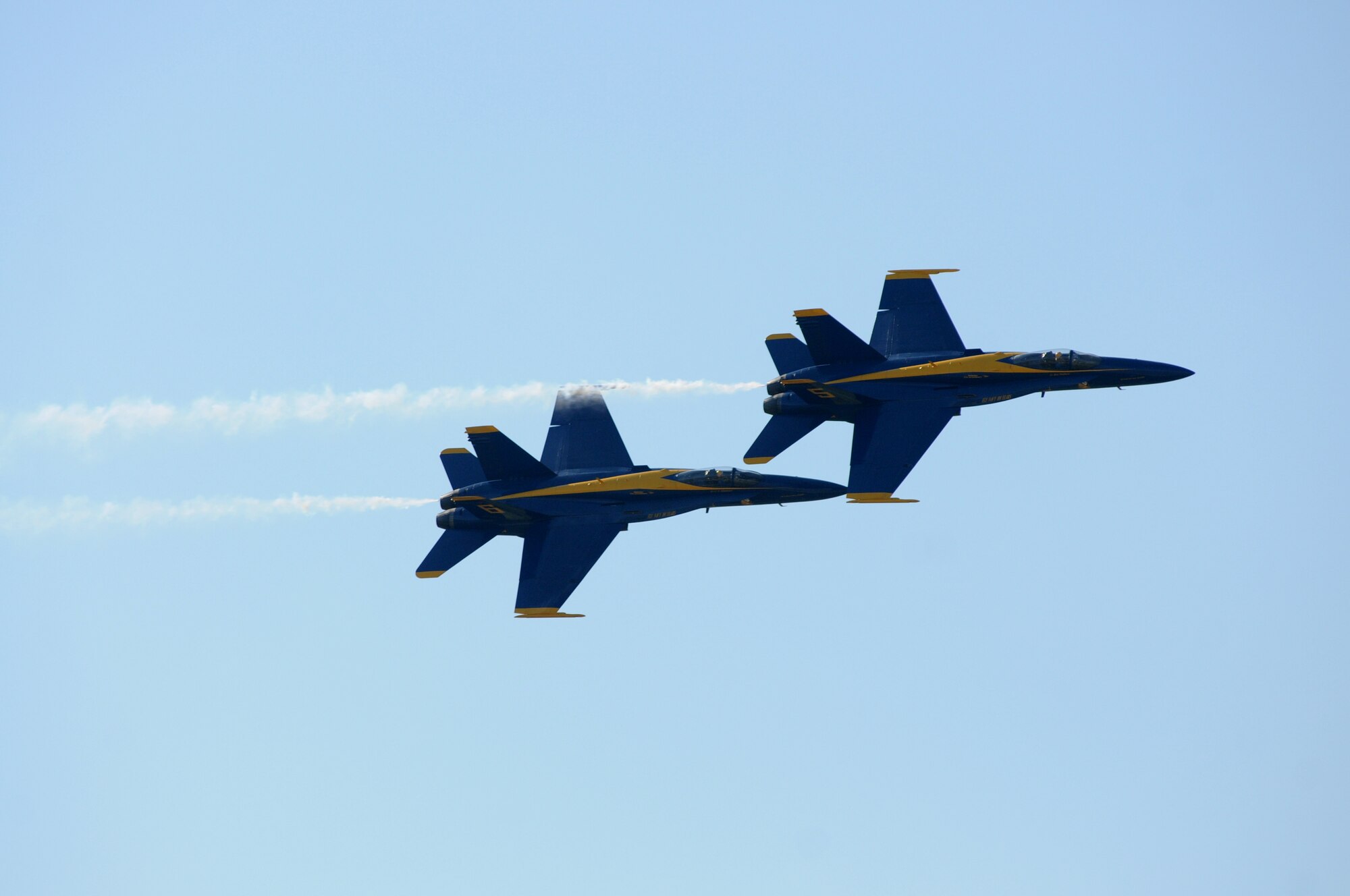 Keesler’s open house and air show, Angels Over the Bay, takes place March 19 and 20.  The celebration of Keesler’s 70 years of heritage includes the Navy Blue Angels and Army Golden Knights along with many other performers, static displays and vendors.   Last year, the Blue Angels performed 68 air shows at 35 U.S. sites in their F/A-18 Hornets for more than 8 million spectators. Since its inception in 1946, the Blue Angels have performed for more than 463 million fans.  (U.S. Air Force photo by Kemberly Groue)