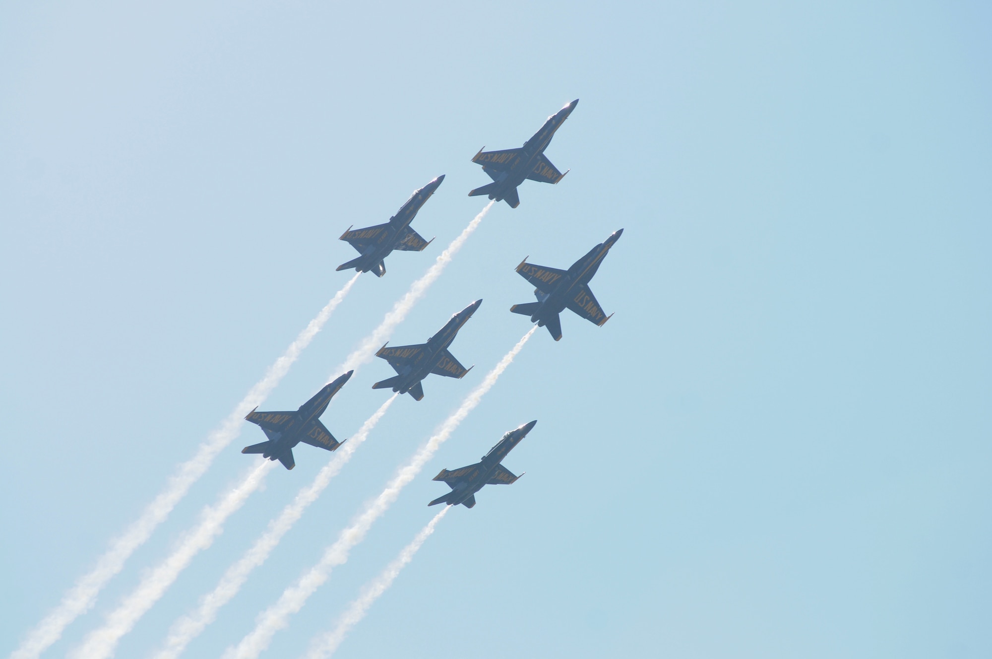 Keesler’s open house and air show, Angels Over the Bay, takes place March 19 and 20.  The celebration of Keesler’s 70 years of heritage includes the Navy Blue Angels and Army Golden Knights along with many other performers, static displays and vendors.   Last year, the Blue Angels performed 68 air shows at 35 U.S. sites in their F/A-18 Hornets for more than 8 million spectators. Since its inception in 1946, the Blue Angels have performed for more than 463 million fans.  (U.S. Air Force photo by Kemberly Groue)