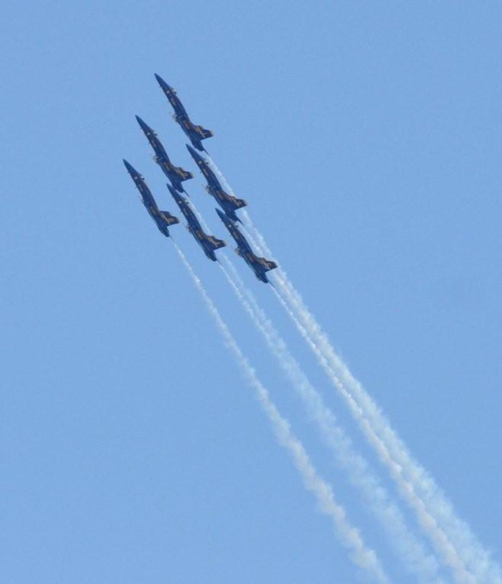 Keesler’s open house and air show, Angels Over the Bay, takes place March 19 and 20.  The celebration of Keesler’s 70 years of heritage includes the Navy Blue Angels and Army Golden Knights along with many other performers, static displays and vendors.   Last year, the Blue Angels performed 68 air shows at 35 U.S. sites in their F/A-18 Hornets for more than 8 million spectators. Since its inception in 1946, the Blue Angels have performed for more than 463 million fans. (Photo by Kemberly Groue).