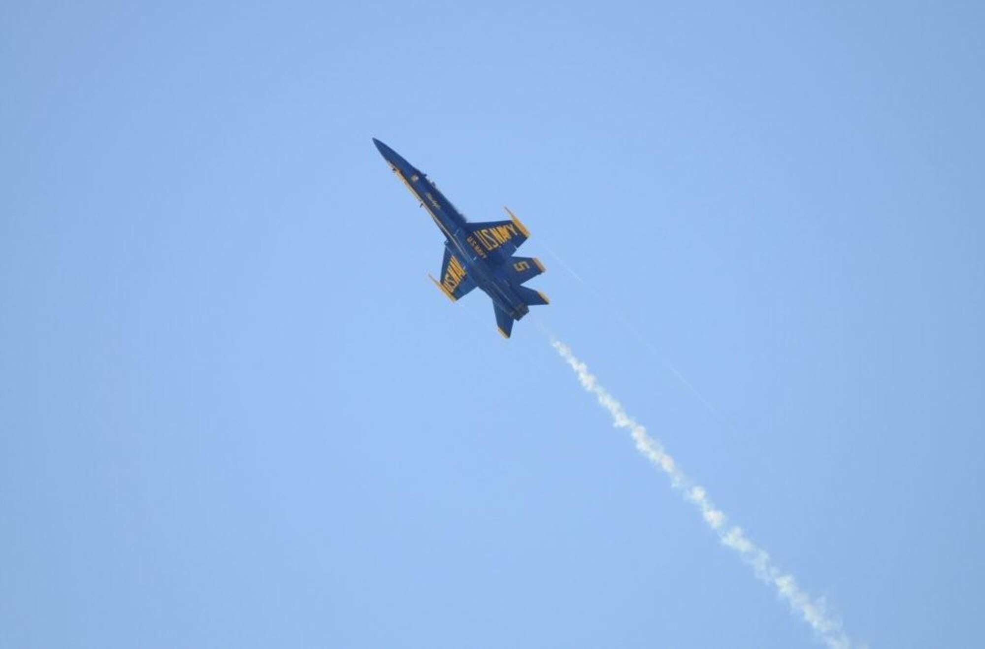 Keesler’s open house and air show, Angels Over the Bay, takes place March 19 and 20.  The celebration of Keesler’s 70 years of heritage includes the Navy Blue Angels and Army Golden Knights along with many other performers, static displays and vendors.   Last year, the Blue Angels performed 68 air shows at 35 U.S. sites in their F/A-18 Hornets for more than 8 million spectators. Since its inception in 1946, the Blue Angels have performed for more than 463 million fans. (Photo by Kemberly Groue).