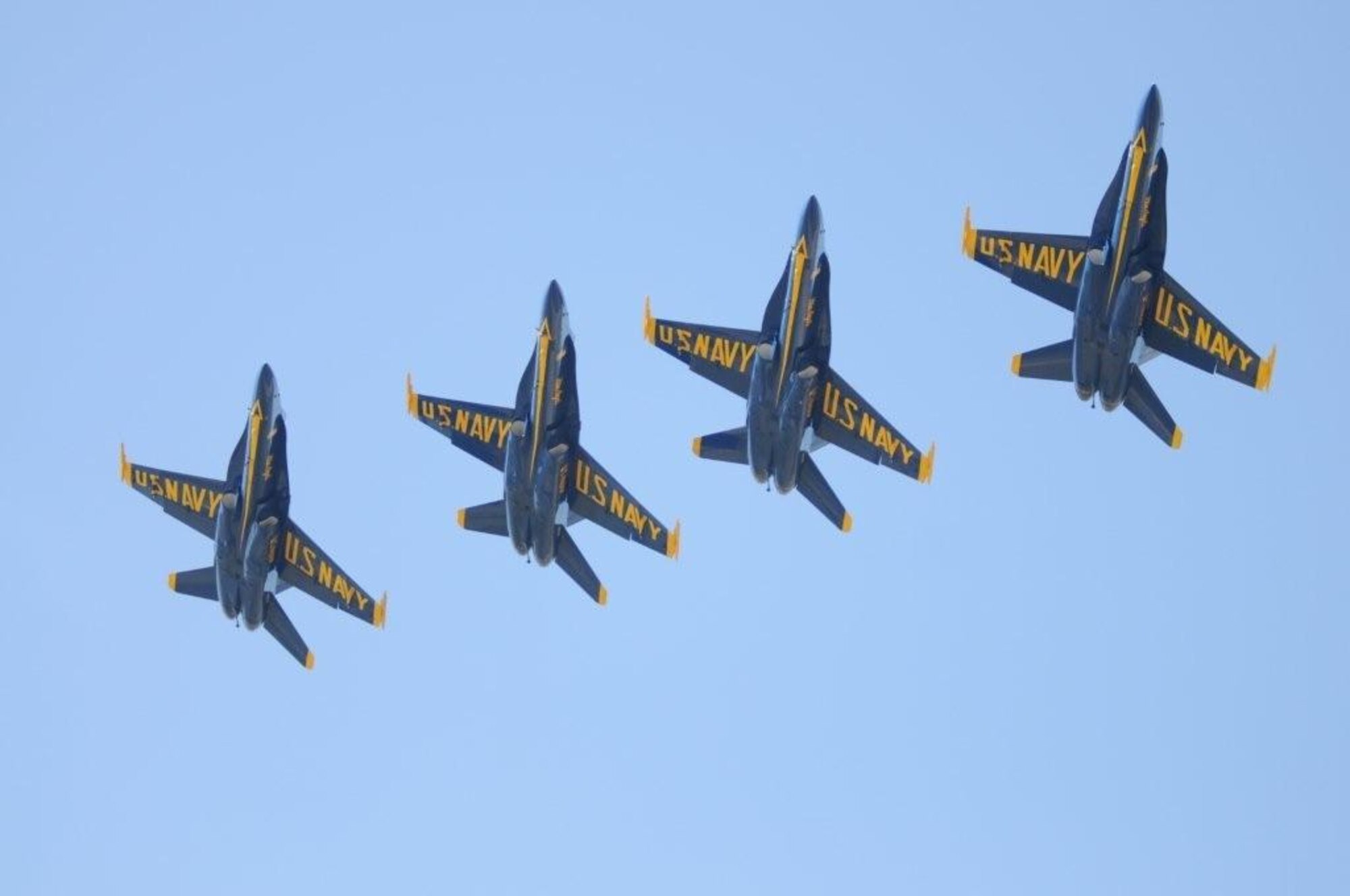 Keesler’s open house and air show, Angels Over the Bay, takes place March 19 and 20.  The celebration of Keesler’s 70 years of heritage includes the Navy Blue Angels and Army Golden Knights along with many other performers, static displays and vendors.   Last year, the Blue Angels performed 68 air shows at 35 U.S. sites in their F/A-18 Hornets for more than 8 million spectators. Since its inception in 1946, the Blue Angels have performed for more than 463 million fans. (Photo by Kemberly Groue).