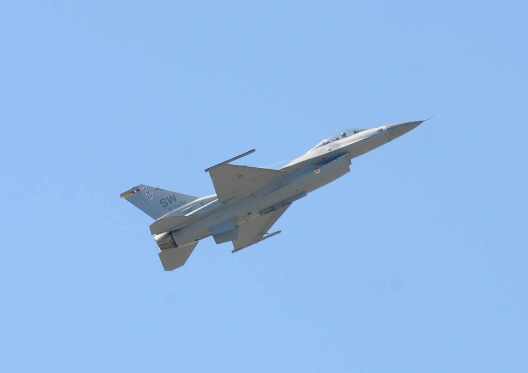 An estimated 160,000 people attended Keesler’s open house and air show, Angels Over the Bay, March 19 and 20. The celebration of Keesler’s 70 years of heritage included the Navy Blue Angels and Army Golden Knights along with many other performers, static displays and vendors. Last year, the Blue Angels performed 68 air shows at 35 U.S. sites in their F/A-18 Hornets for more than 8 million spectators. Since its inception in 1946, the Blue Angels have performed for more than 463 million fans.  (U.S. Air Force photo by Kemberly Groue)