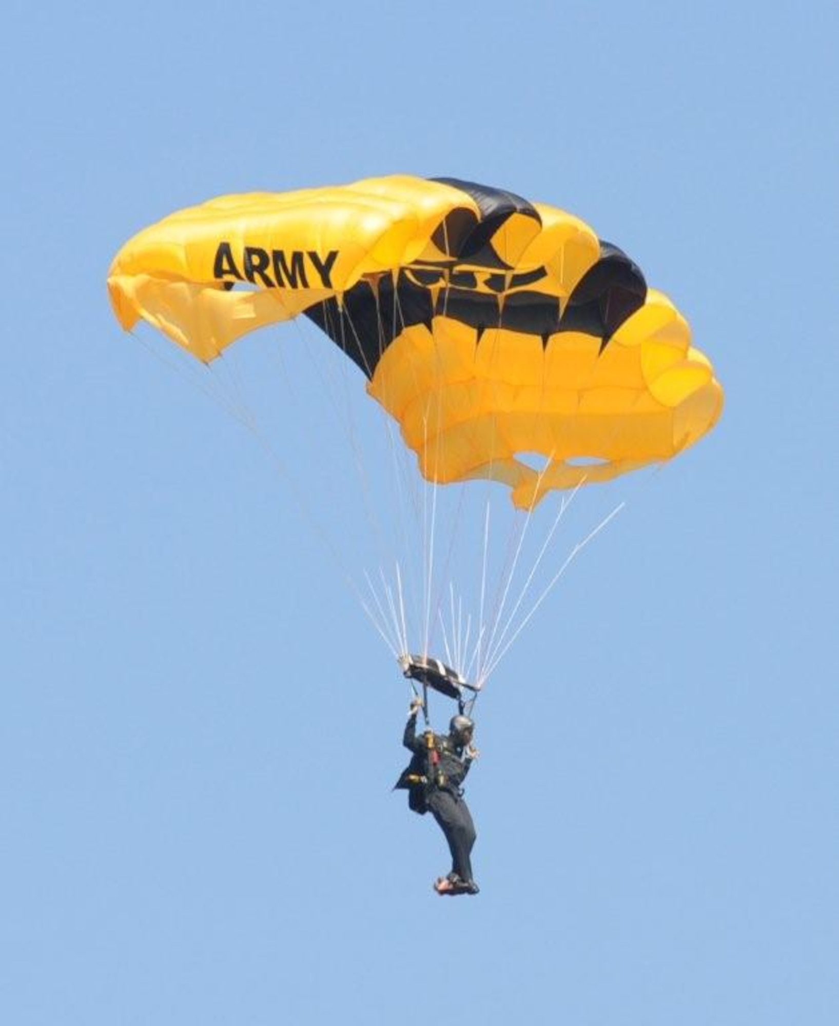An estimated 160,000 people attended Keesler’s open house and air show, Angels Over the Bay, March 19 and 20. The celebration of Keesler’s 70 years of heritage included the Navy Blue Angels and Army Golden Knights along with many other performers, static displays and vendors. Last year, the Blue Angels performed 68 air shows at 35 U.S. sites in their F/A-18 Hornets for more than 8 million spectators. Since its inception in 1946, the Blue Angels have performed for more than 463 million fans. (Photo by Kemberly Groue)
