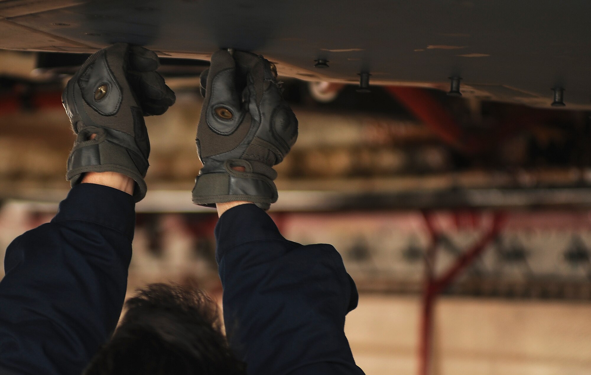 WHITEMAN AIR FORCE BASE Mo. 509th Aircraft Maintenance Squadron, maintainers and crew chiefs, prepare B-2 Stealth Bombers for Operation Odyssey Dawn March 19, 2011. (U.S. Air Force photo by Senior Airman Kenny Holston)(Released)

