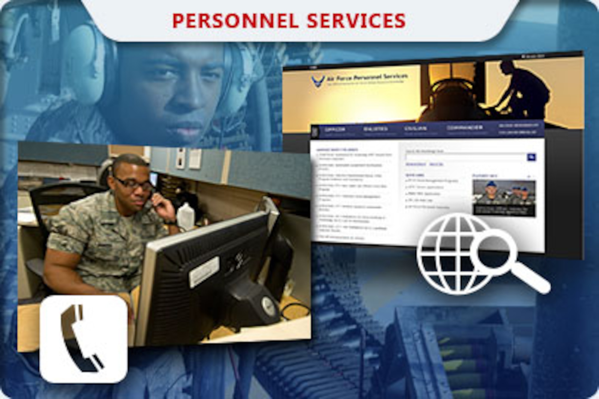 AF officials raise awareness of personnel services for deployed Airmen